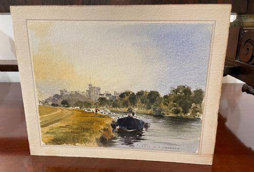 John Hobson Nicholson, Watercolour, Windsor Castle (1 of 4) John Hobson Nicholson, Watercolour, Windsor Castle (1 of 4)
