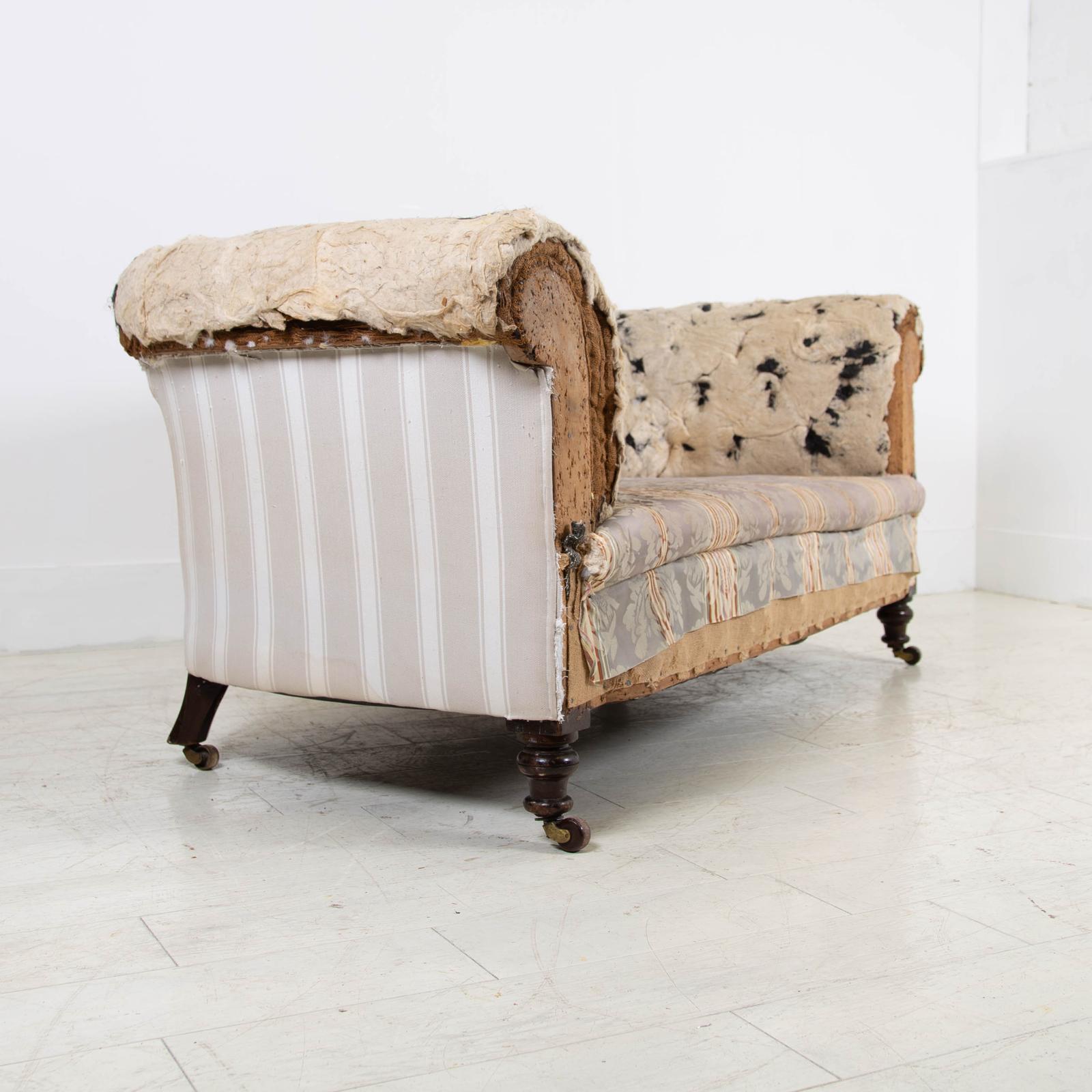 Victorian Chesterfield Sofa - Reupholstery Possible c.1880 (1 of 8) Victorian Chesterfield Sofa - Reupholstery Possible c.1880 (1 of 8)