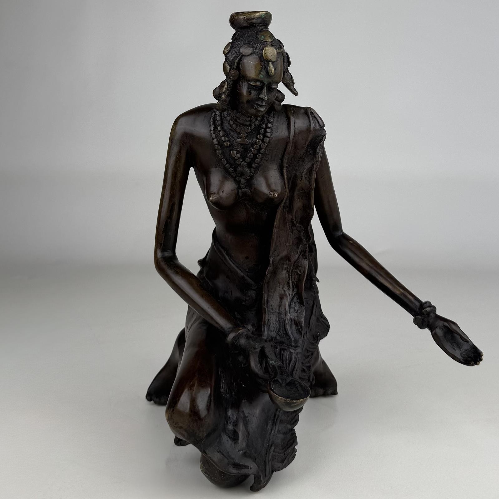 Antique 19th Century Decorative Bronze Sculpture (1 of 11)