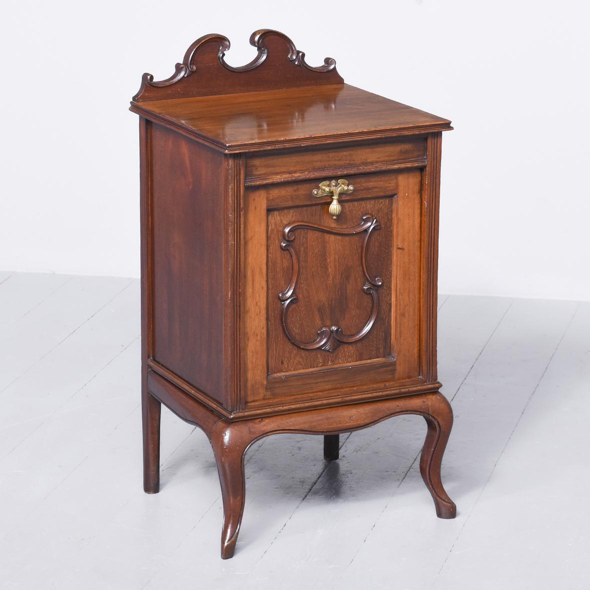 Louis XV Style Mahogany Coal Depot (1 of 8)