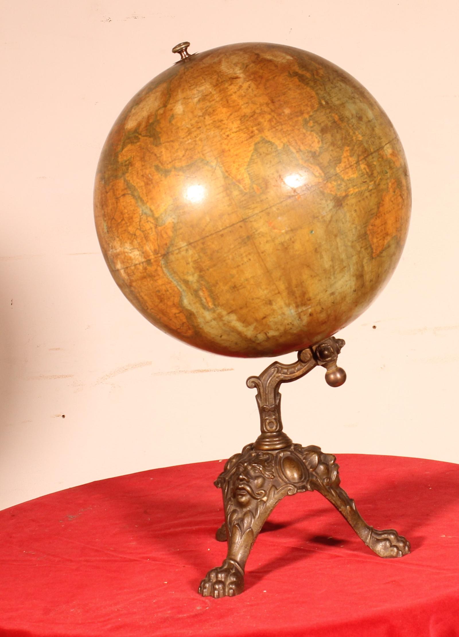 Terrestrial Globe by Lebègue - 19th Century (1 of 10) Terrestrial Globe by Lebègue - 19th Century (1 of 10)