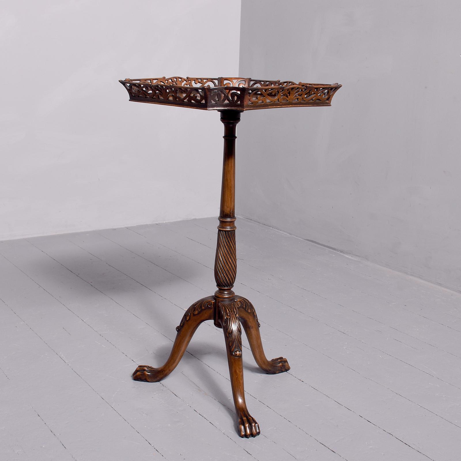 George III Style Mahogany Occasional Table (1 of 6)