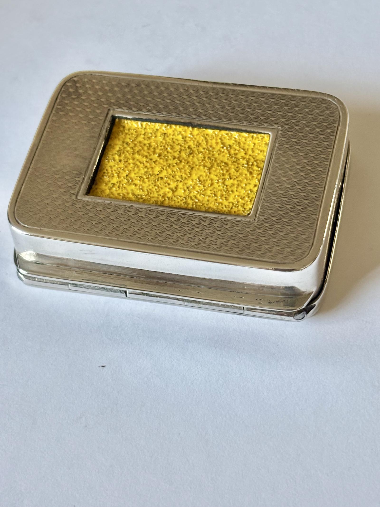 Antique Silver Edwardian Snuff Box Sampson Mordan London 1919 (1 of 11)