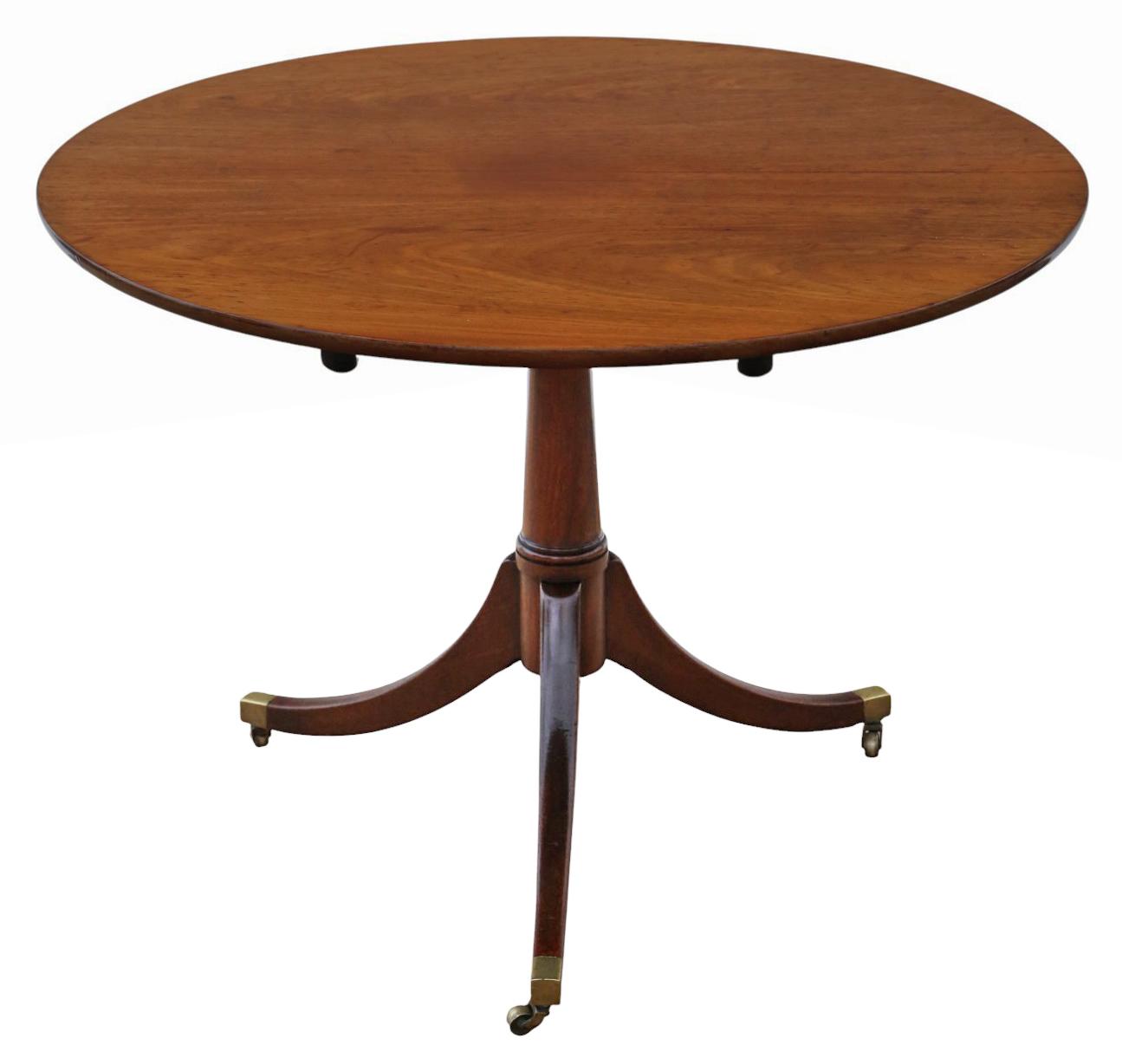 Antique Early 19th Century Mahogany Loo / Breakfast Dining Table – Fine Quality Tilt-top (1 of 7) Antique Early 19th Century Mahogany Loo / Breakfast Dining Table – Fine Quality Tilt-top (1 of 7)