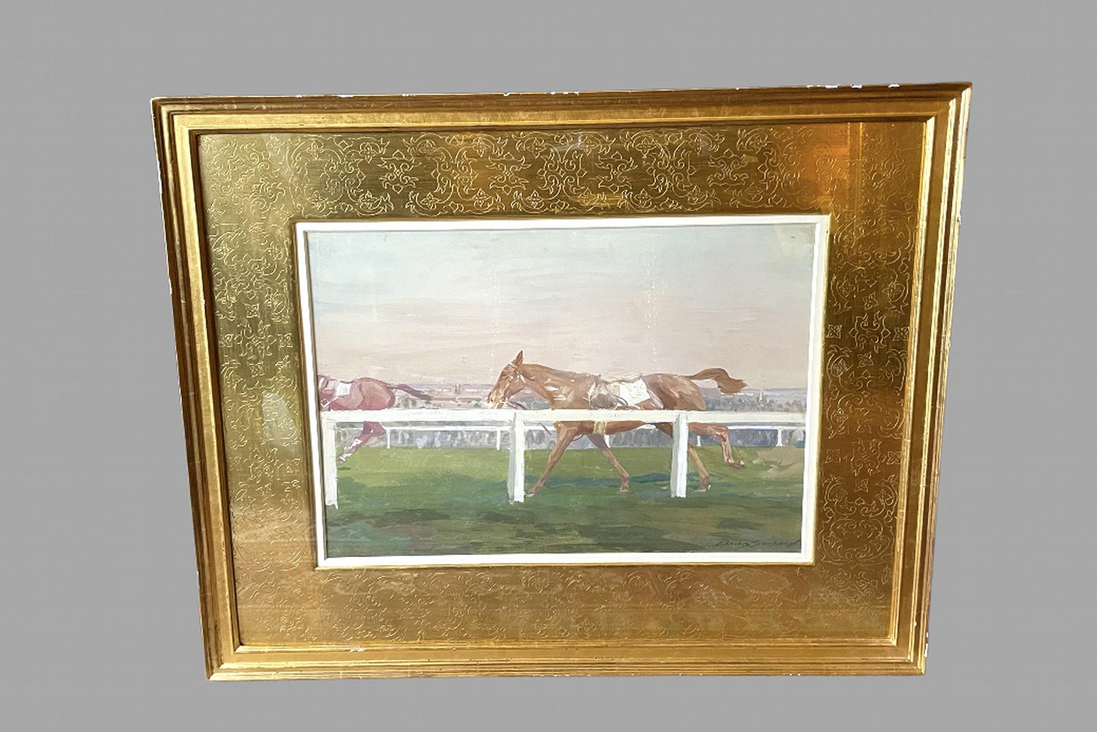 Charles Simpson - Mixed Media - Near The Finish (1 of 5) Charles Simpson - Mixed Media - Near The Finish (1 of 5)