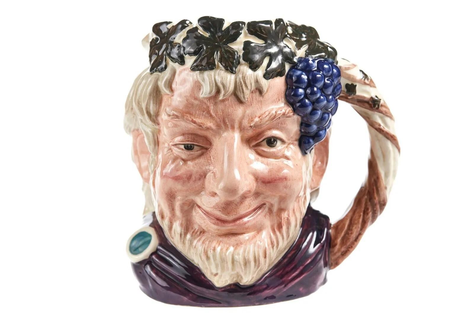 Vintage Royal Daulton 'Bacchus' Large Toby Mug Character c.1958 (1 of 6) Vintage Royal Daulton 'Bacchus' Large Toby Mug Character c.1958 (1 of 6)