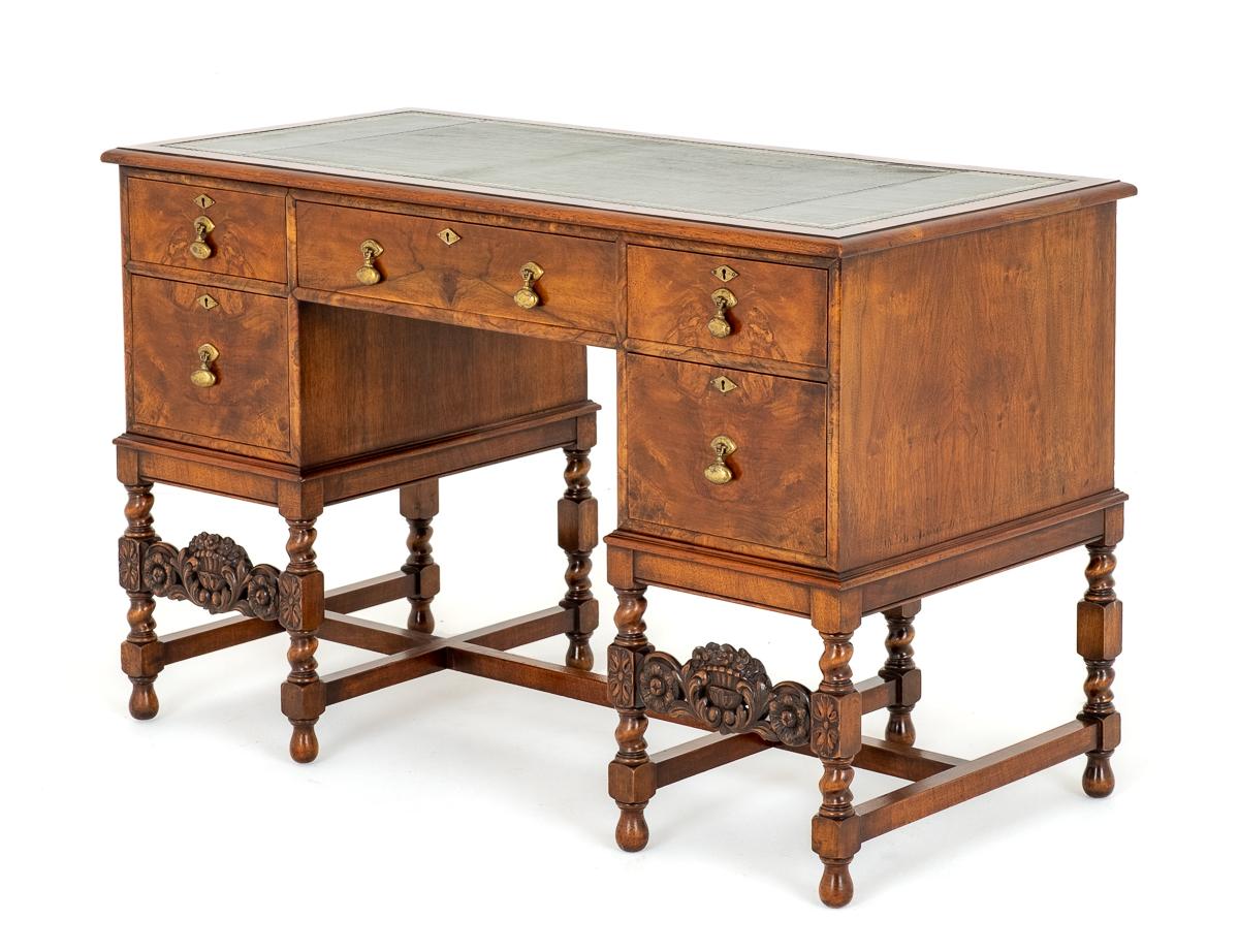 Jacobean Revival Walnut Writing Desk (1 of 7) Jacobean Revival Walnut Writing Desk (1 of 7)