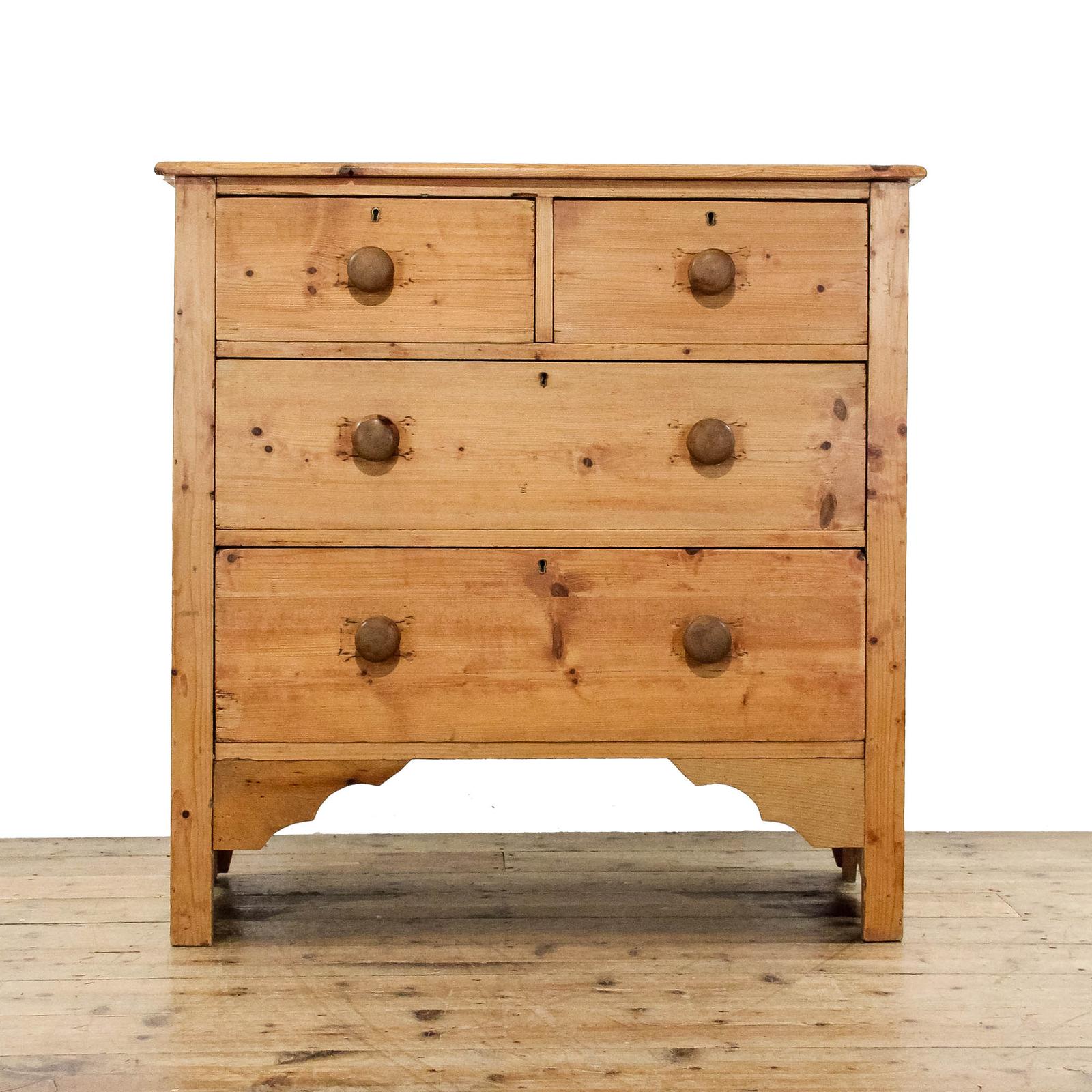 Antique Victorian Pine Chest of Drawers (1 of 9)