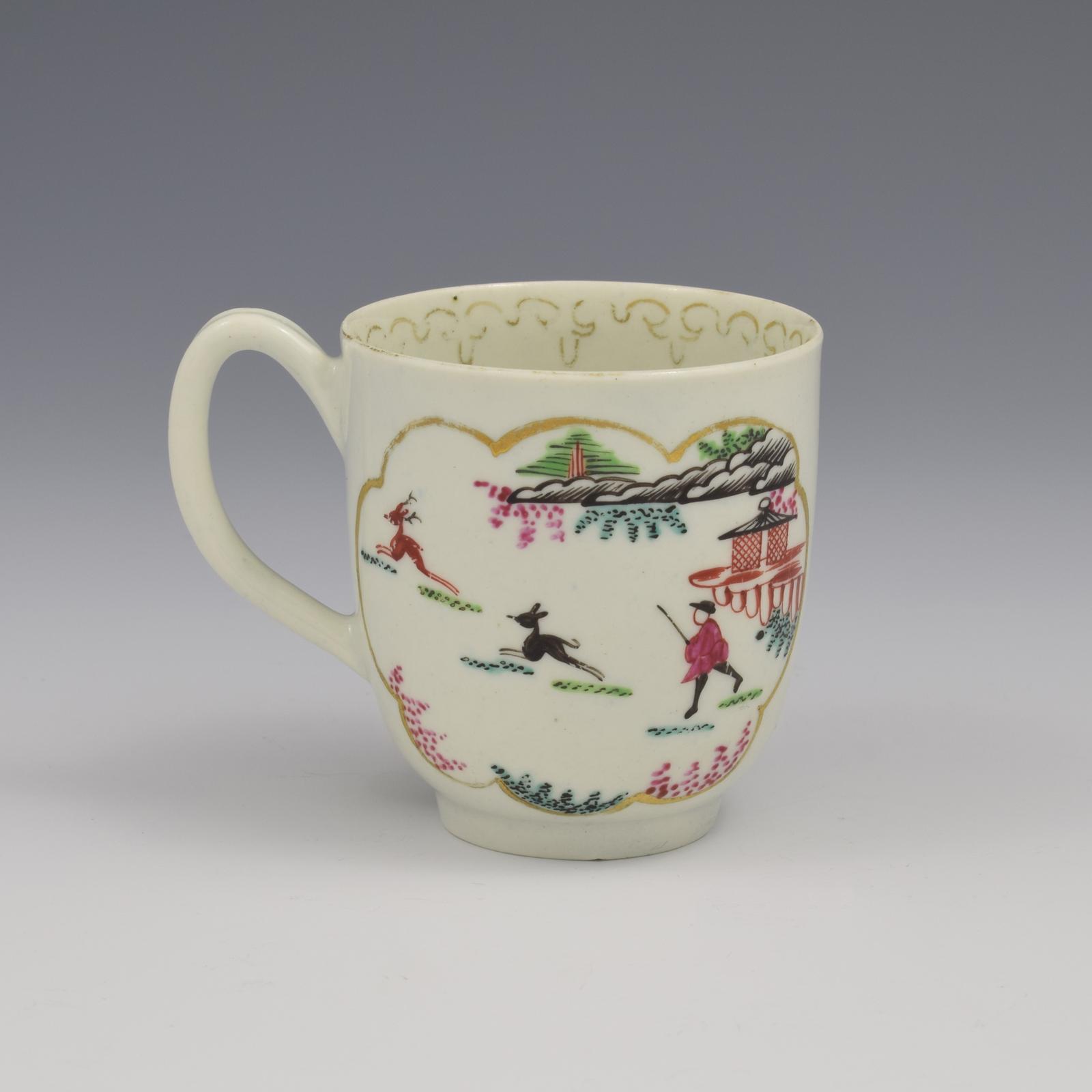 First Period Worcester Porcelain Staghunt Coffee Cup c.1760 Stag Hunt (1 of 12) First Period Worcester Porcelain Staghunt Coffee Cup c.1760 Stag Hunt (1 of 12)