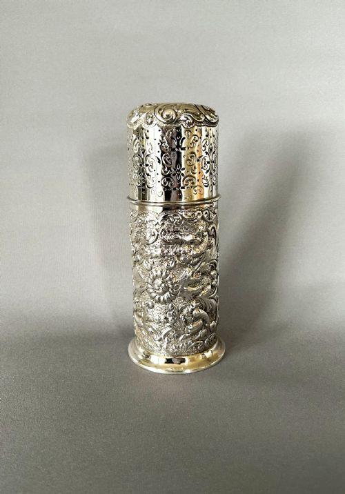 Substantial Victorian Silver Lighthouse Sugar Caster (1 of 7)