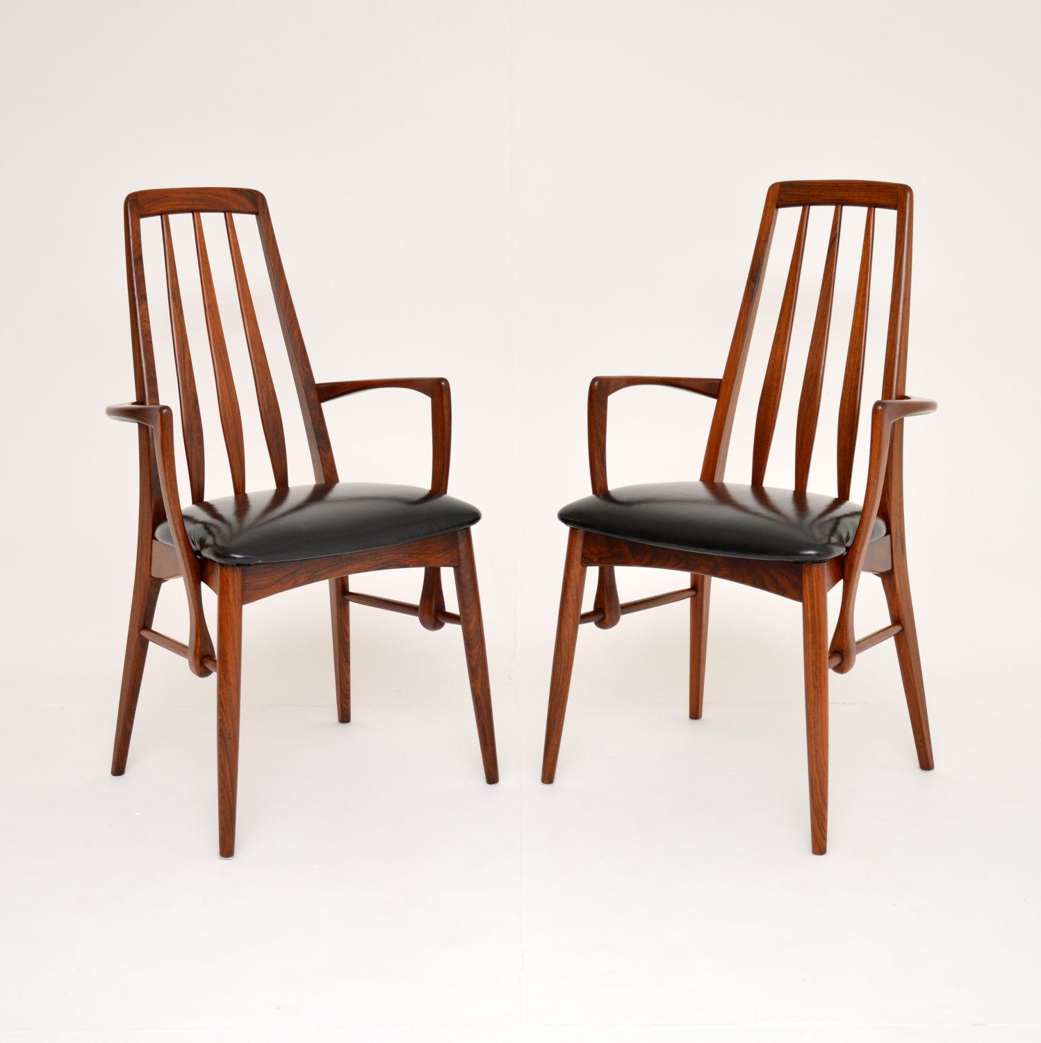 1960's Pair of Rosewood Carver Armchairs by Niels Koefoed (1 of 10) 1960's Pair of Rosewood Carver Armchairs by Niels Koefoed (1 of 10)