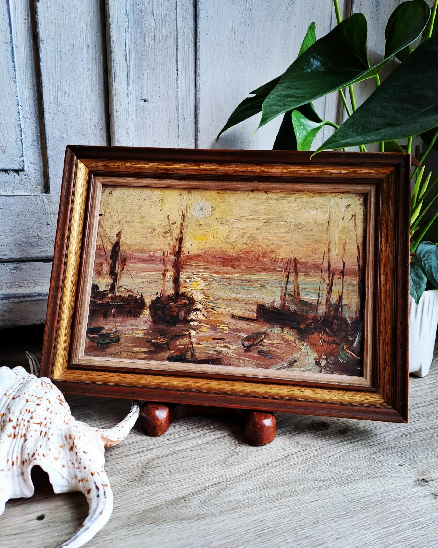 Antique Painting by Harry Mitton Wilson, Impressionism Art (1 of 14)