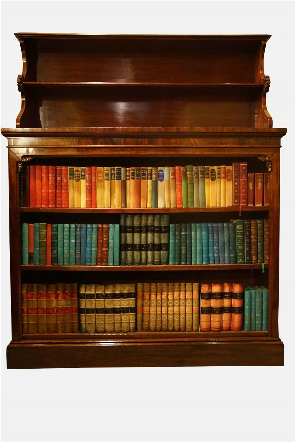 Mahogany & Parcel Gilt Open Bookcase (1 of 3) Mahogany & Parcel Gilt Open Bookcase (1 of 3)