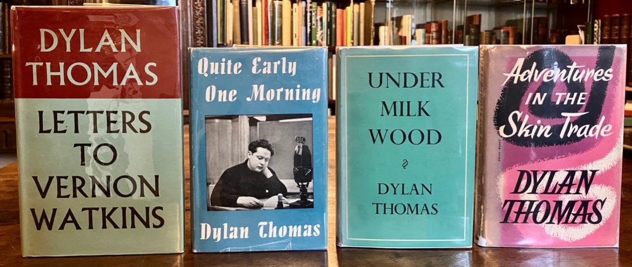 1950s Dylan Thomas Collection 4 Volumes & Dust Jackets Under Milk Wood (1 of 3)