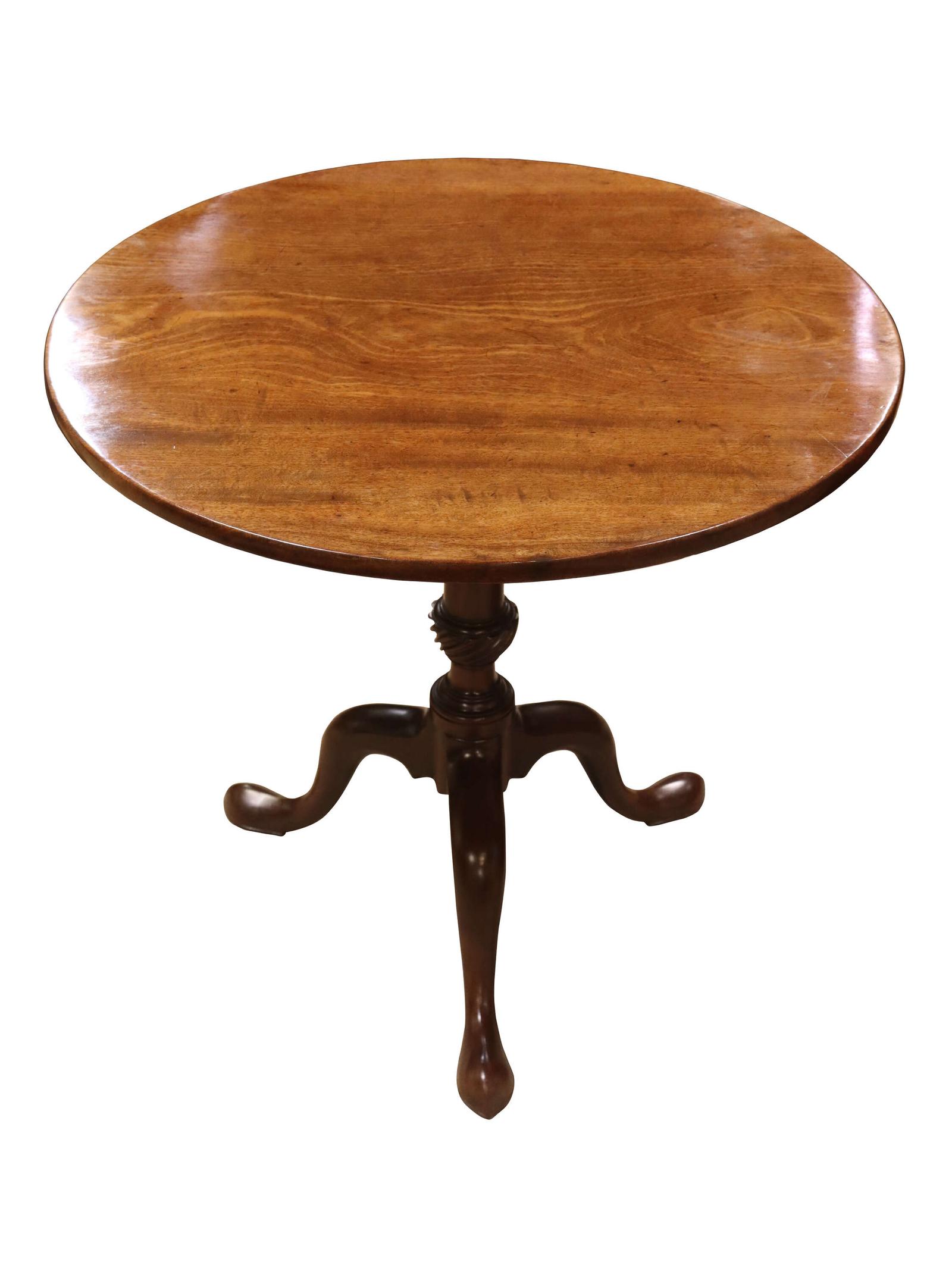 George III Mahogany Tilt-Top Tripod Table c.1770 (1 of 4)