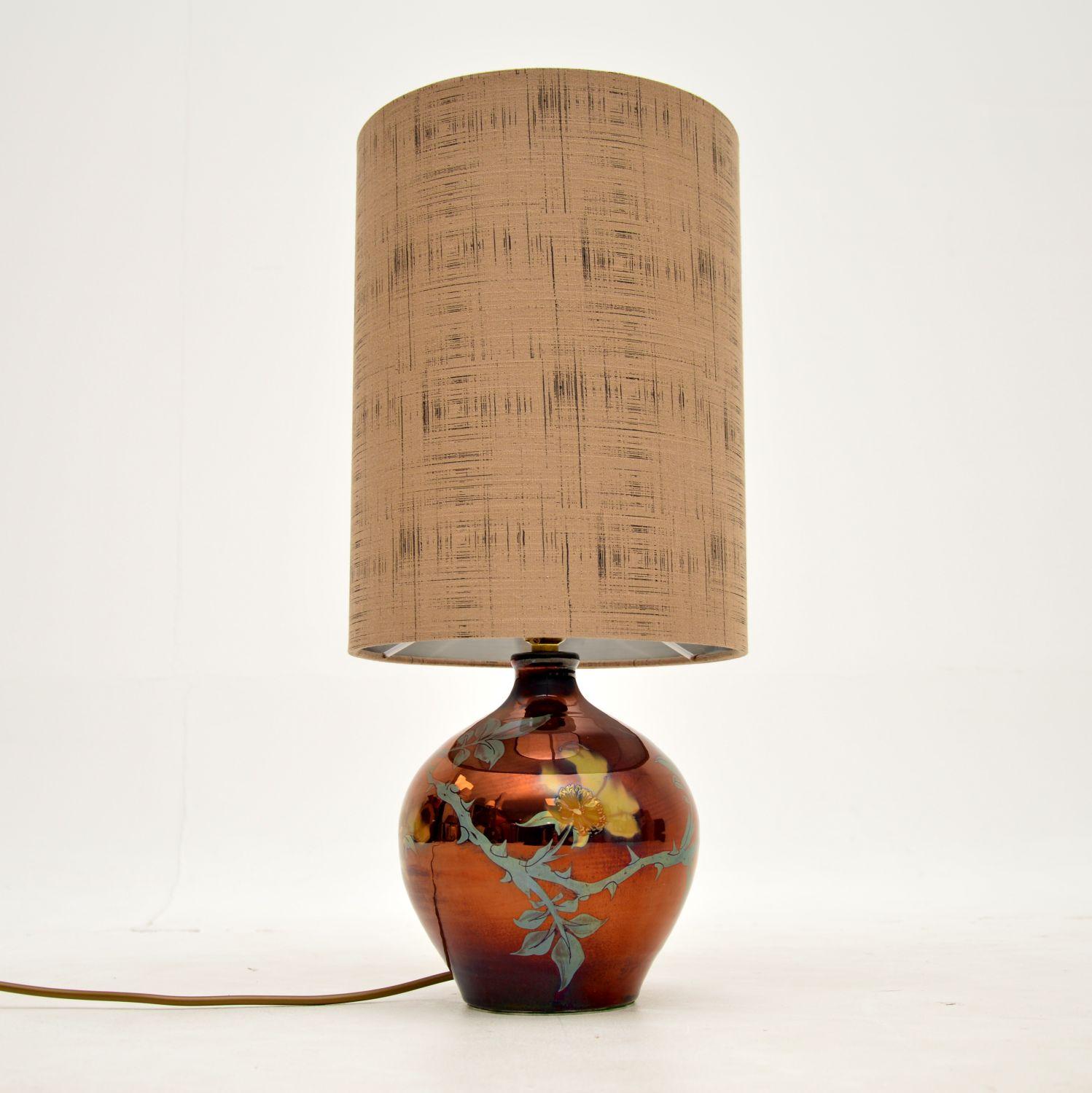 Antique Swedish Ceramic Table Lamp (1 of 9) Antique Swedish Ceramic Table Lamp (1 of 9)