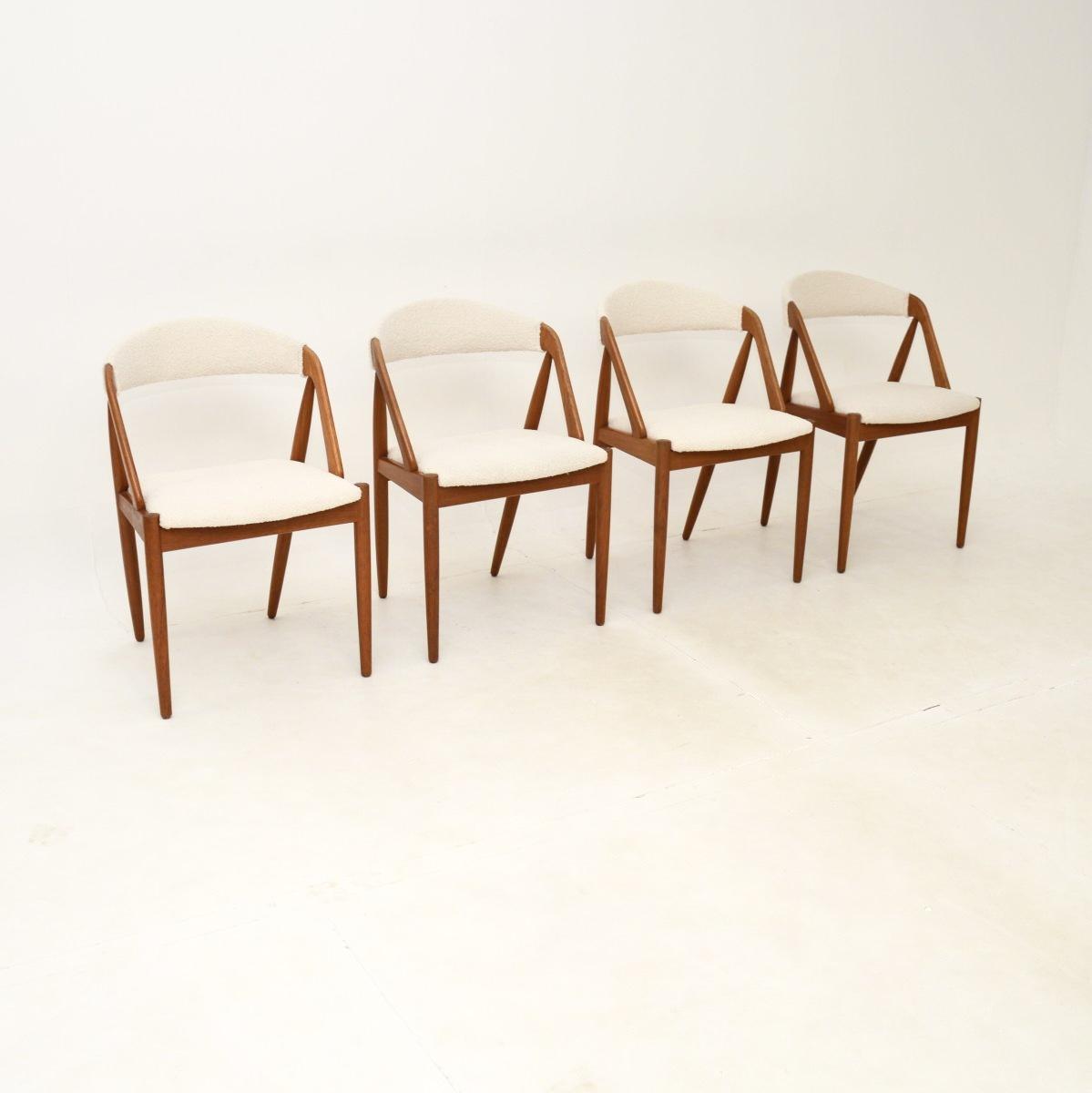 Set of Four Danish Teak Model 31 Dining Chairs by Kai Kristiansen (1 of 10) Set of Four Danish Teak Model 31 Dining Chairs by Kai Kristiansen (1 of 10)