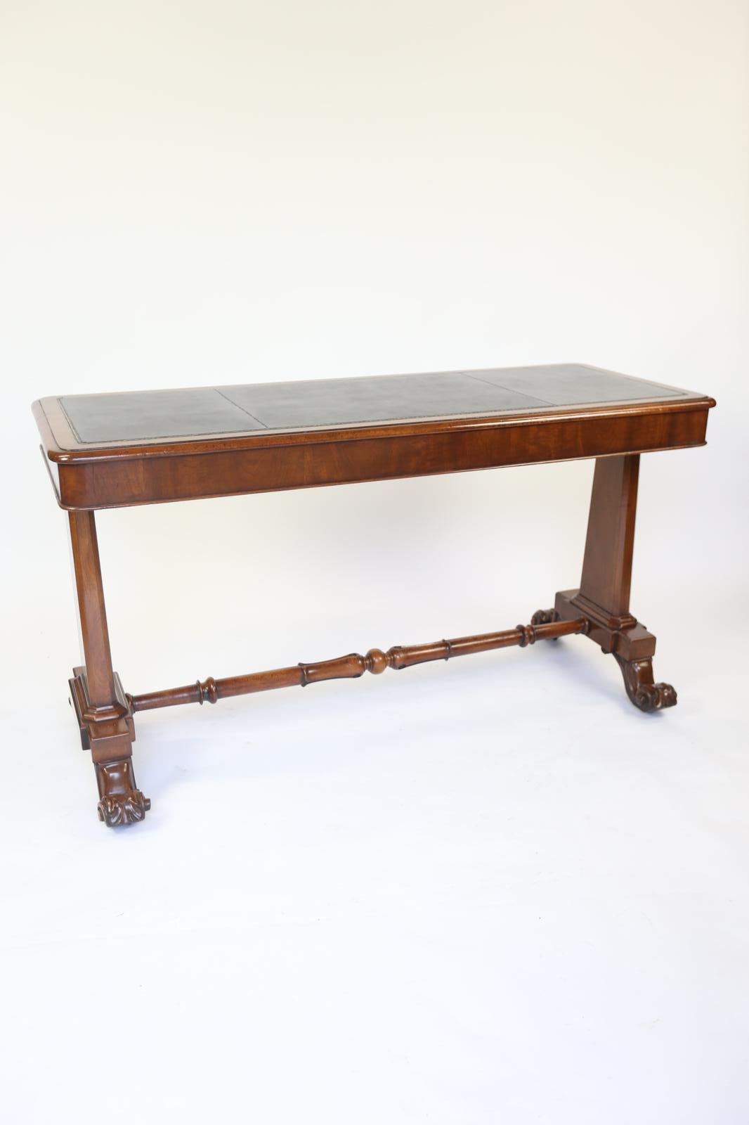 Mahogany & Carved Leather Top Library Table 1830s (1 of 8) Mahogany & Carved Leather Top Library Table 1830s (1 of 8)