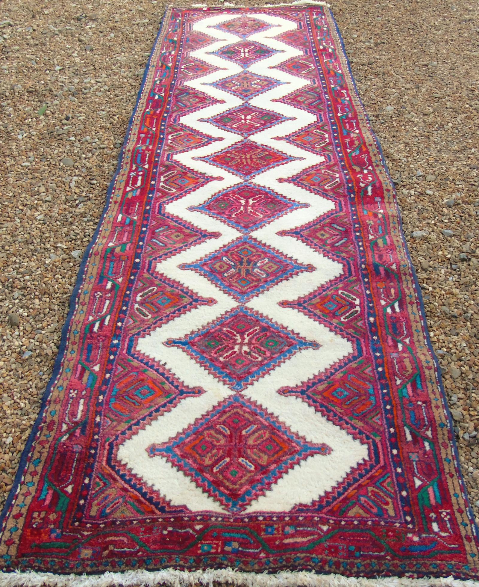 Neat Antique Sarab Runner Carpet (1 of 8)