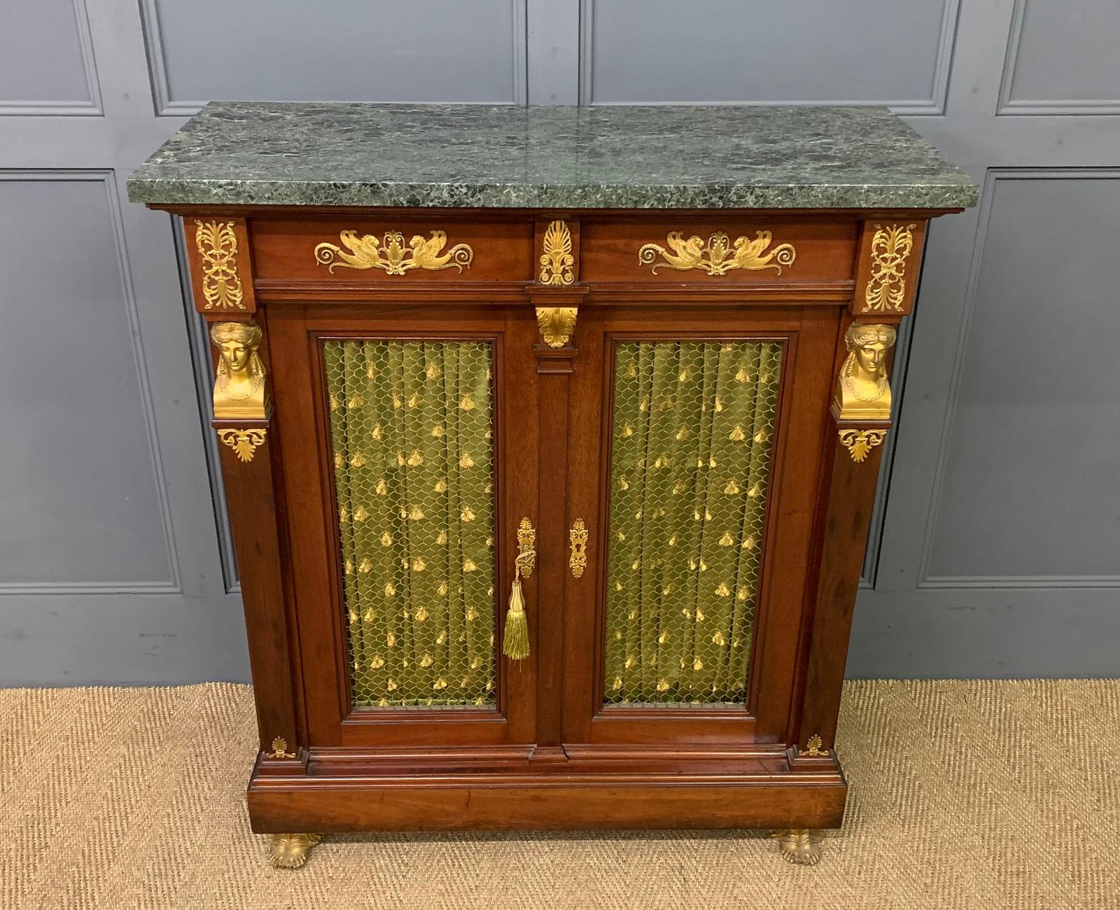 French Empire Mahogany Chiffonier (1 of 19)