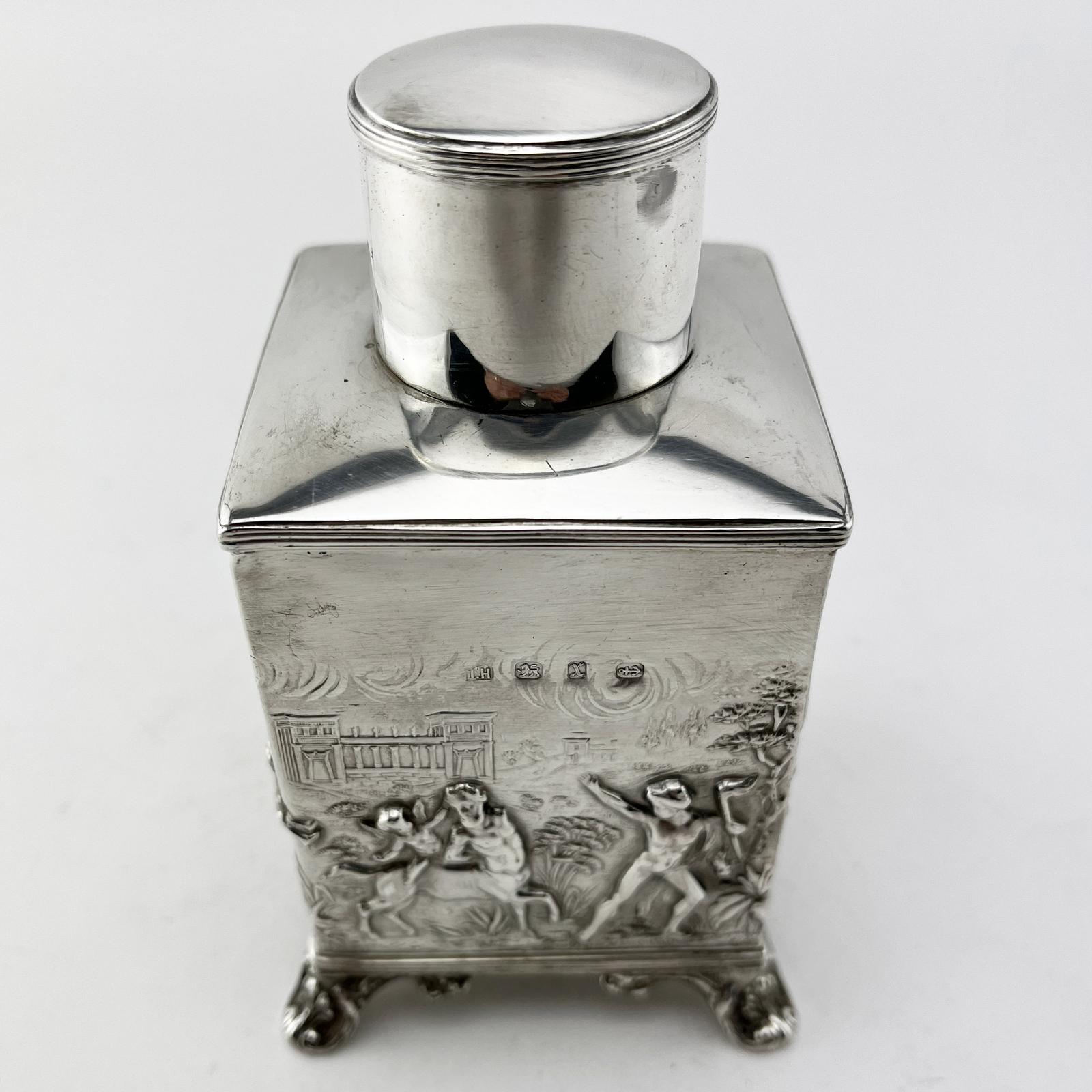 Thomas Hayes Square Sterling Silver Victorian Tea Caddy (1 of 9) Thomas Hayes Square Sterling Silver Victorian Tea Caddy (1 of 9)
