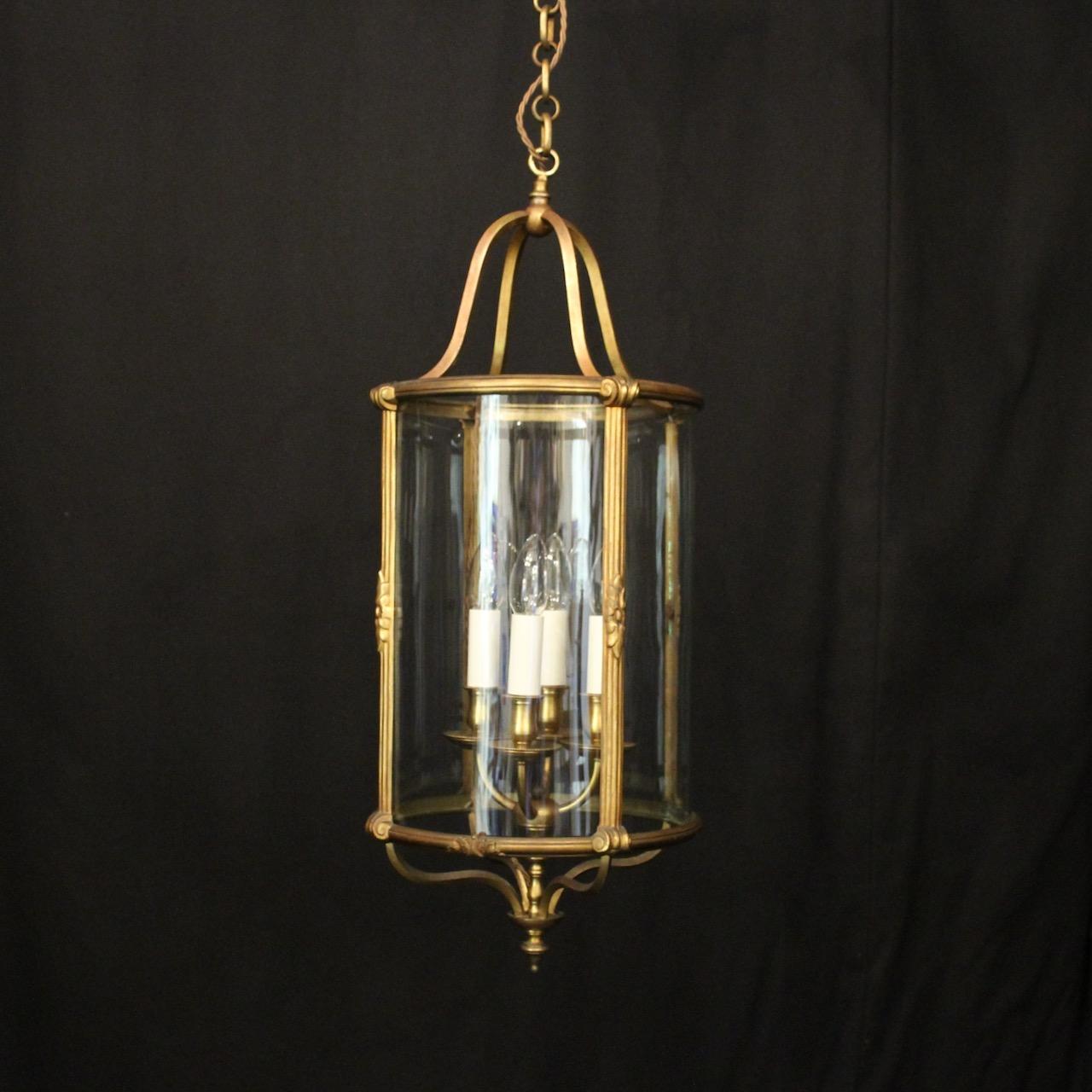 French Gilded Bronze 4 Light Antique Lantern (1 of 10) French Gilded Bronze 4 Light Antique Lantern (1 of 10)