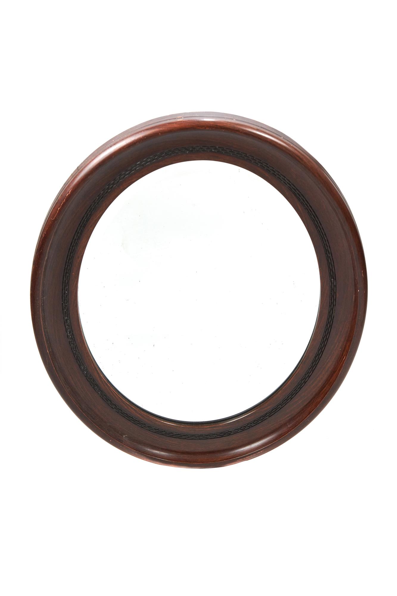 Antique Oval Wall Mirror (1 of 2)