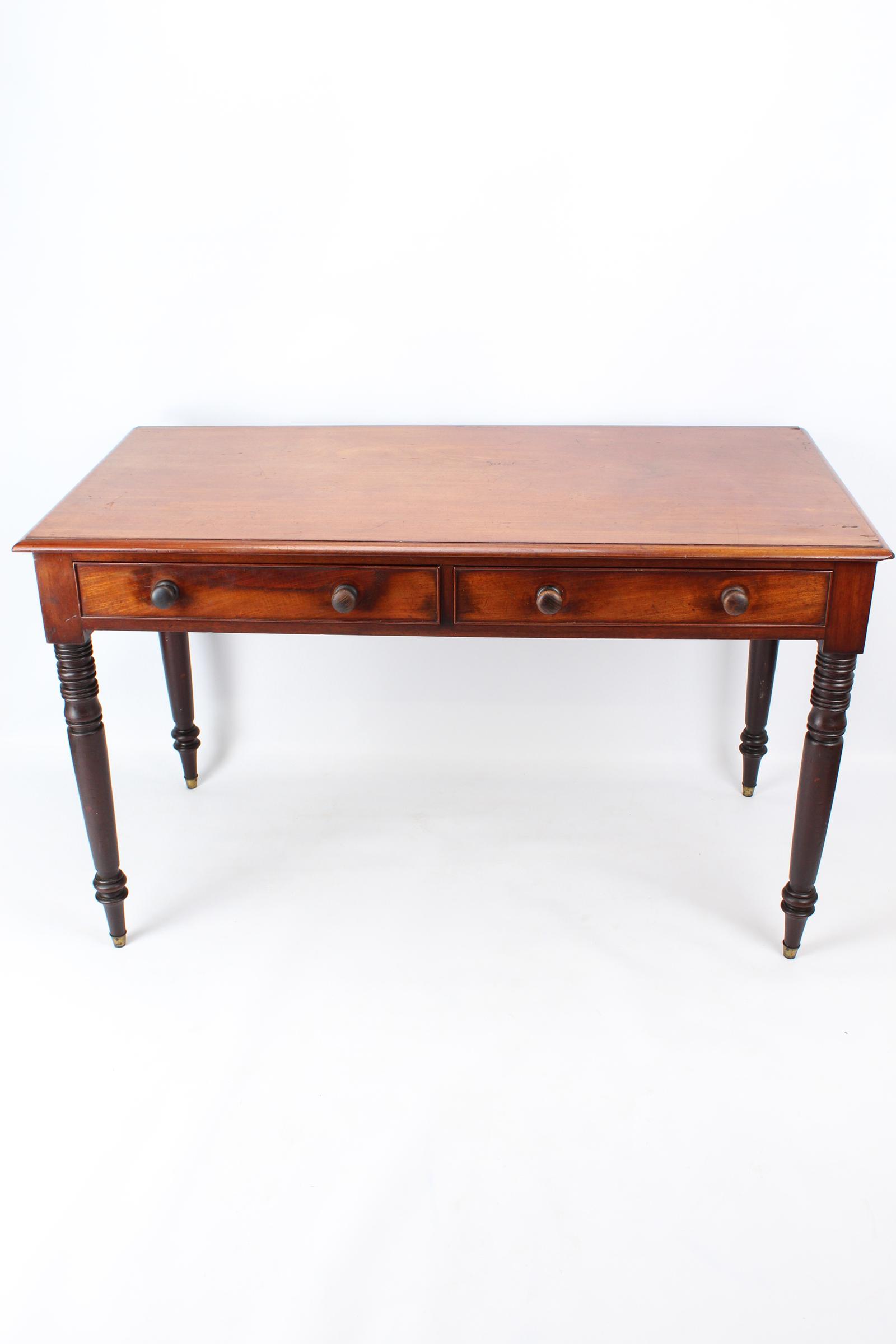 Victorian Mahogany Writing Table / Desk (1 of 13)