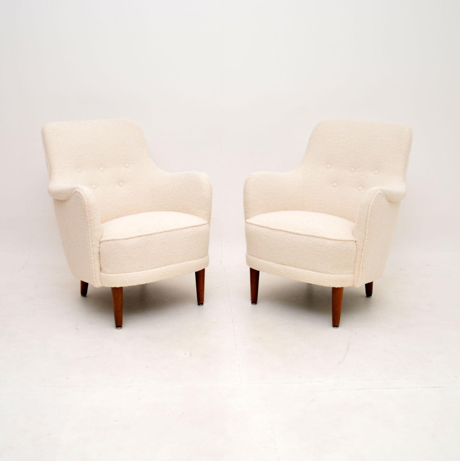 Pair of Vintage Swedish ‘Samsas’ Armchairs by Carl Malmsten (1 of 6) Pair of Vintage Swedish ‘Samsas’ Armchairs by Carl Malmsten (1 of 6)