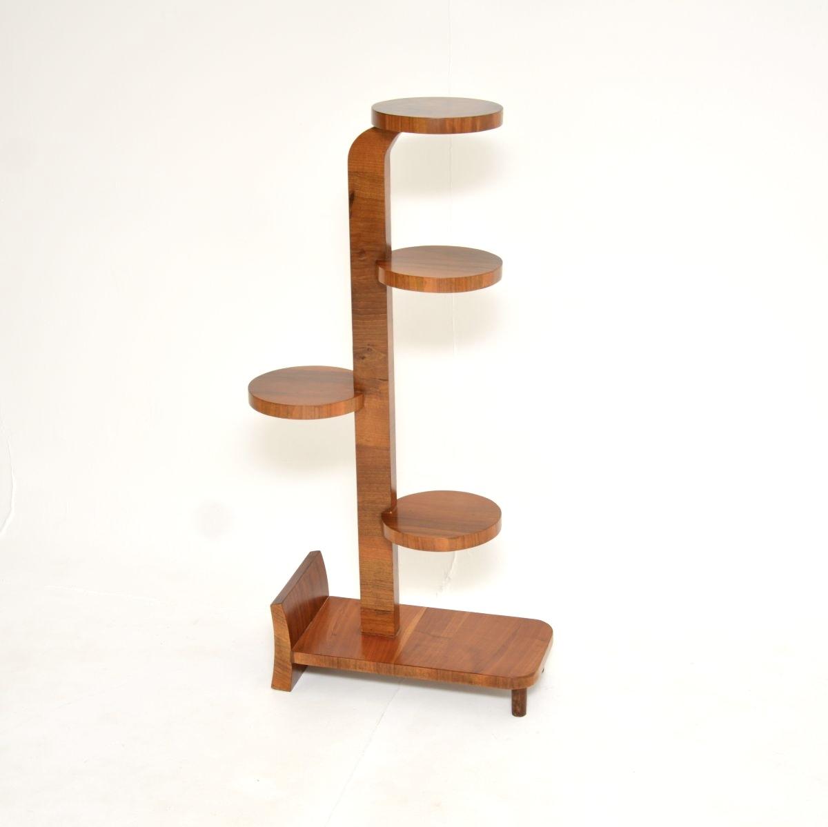 Swedish Art Deco Walnut Plant Stand (1 of 9) Swedish Art Deco Walnut Plant Stand (1 of 9)