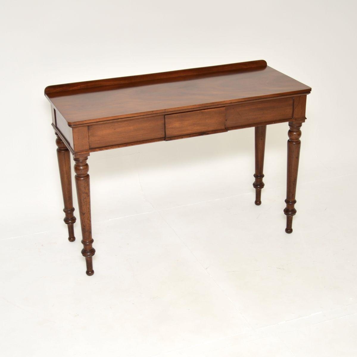Antique Victorian Mahogany Console Table (1 of 8) Antique Victorian Mahogany Console Table (1 of 8)