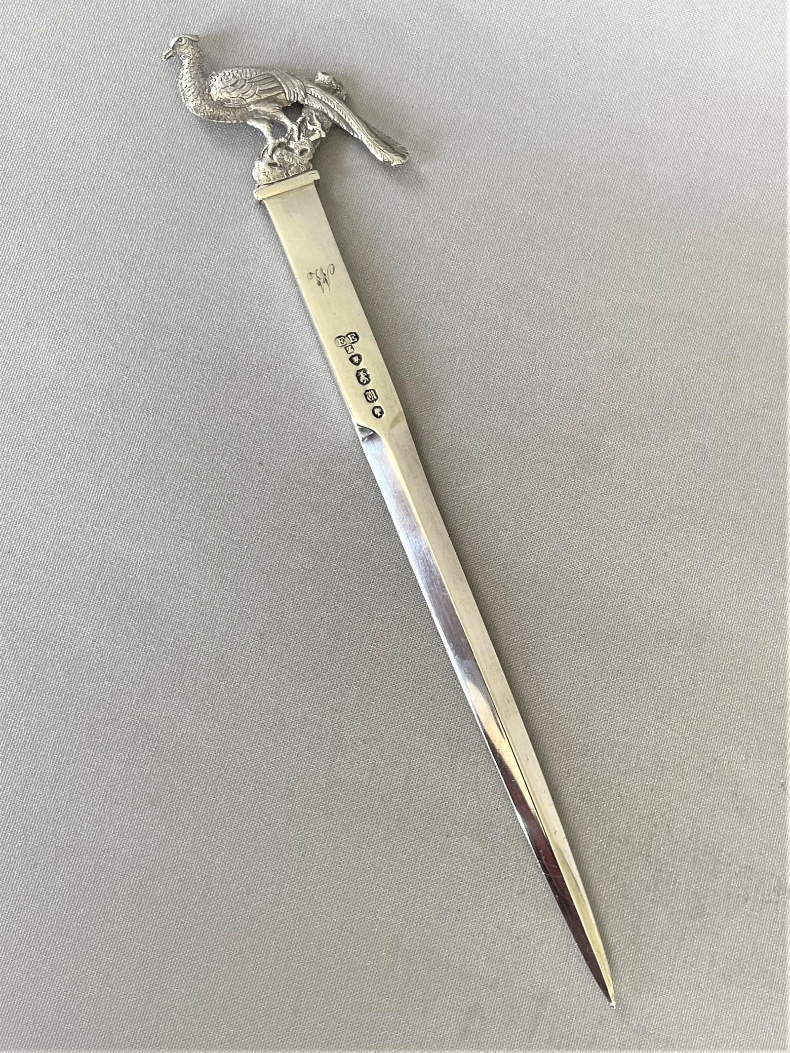 Rare Victorian Silver Game Skewer by a Female Silversmith (1 of 5) Rare Victorian Silver Game Skewer by a Female Silversmith (1 of 5)