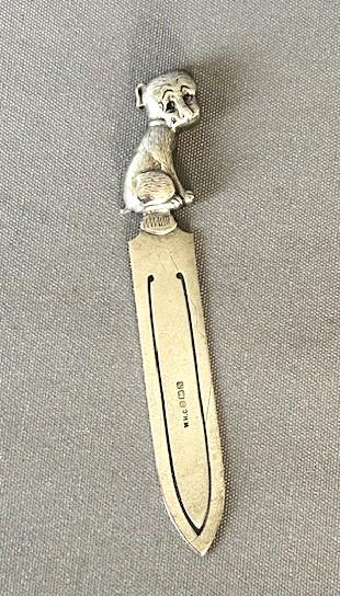 Rare Novelty Silver Bonzo Bookmark (1 of 4) Rare Novelty Silver Bonzo Bookmark (1 of 4)
