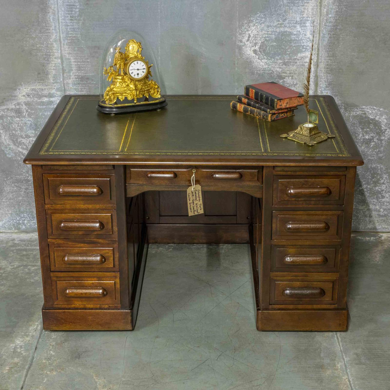 Edwardian Walnut Desk (1 of 13)