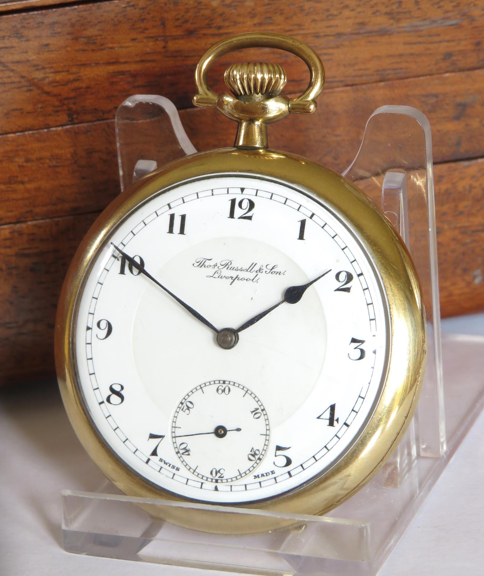 Pocket Watch: 1930s Thomas Russell & Son Pocket Watch (1 of 5) Pocket Watch: 1930s Thomas Russell & Son Pocket Watch (1 of 5)