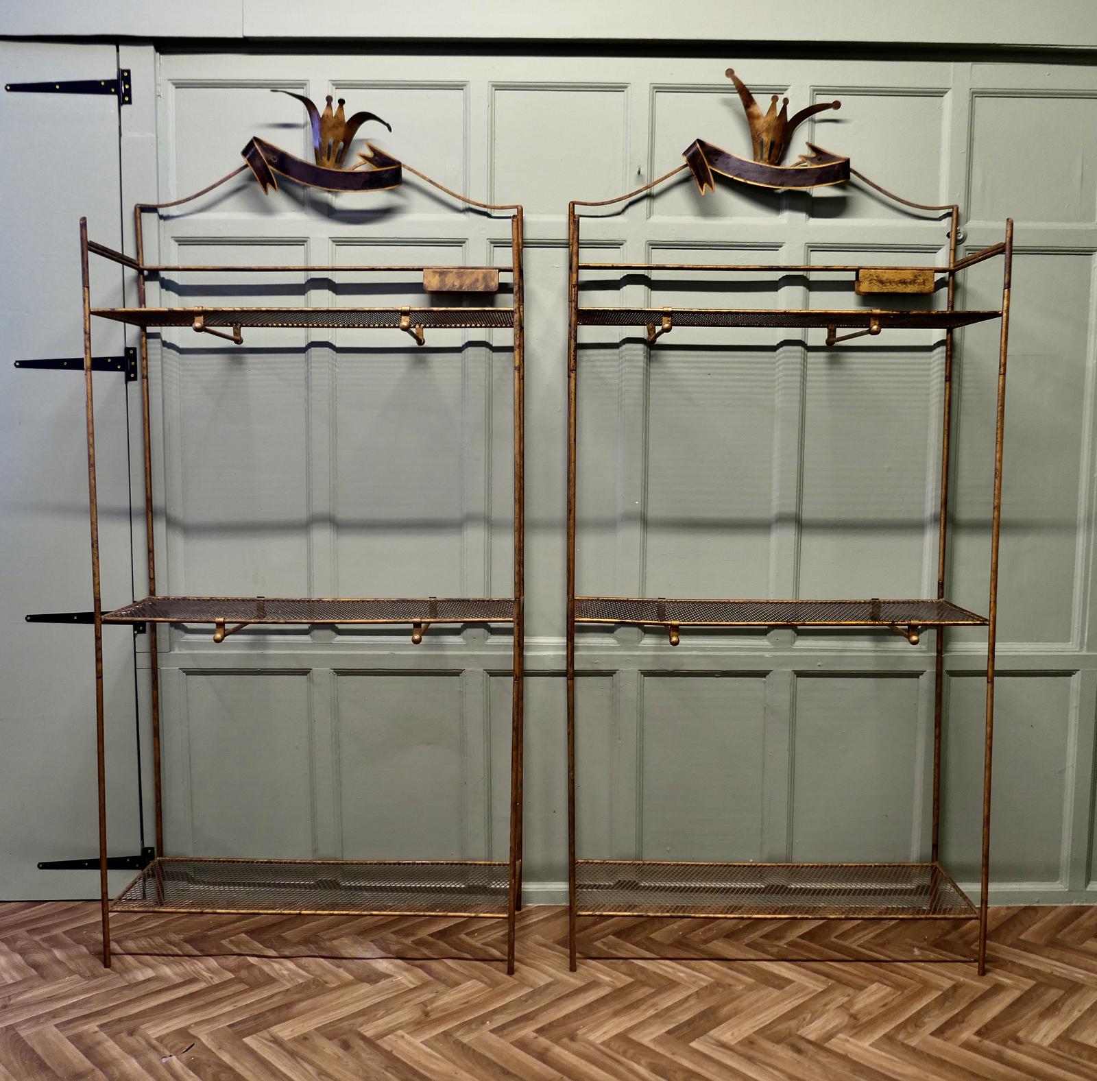 Pair of French Art Deco Outfitter’s Shop Display Shelves (1 of 6)