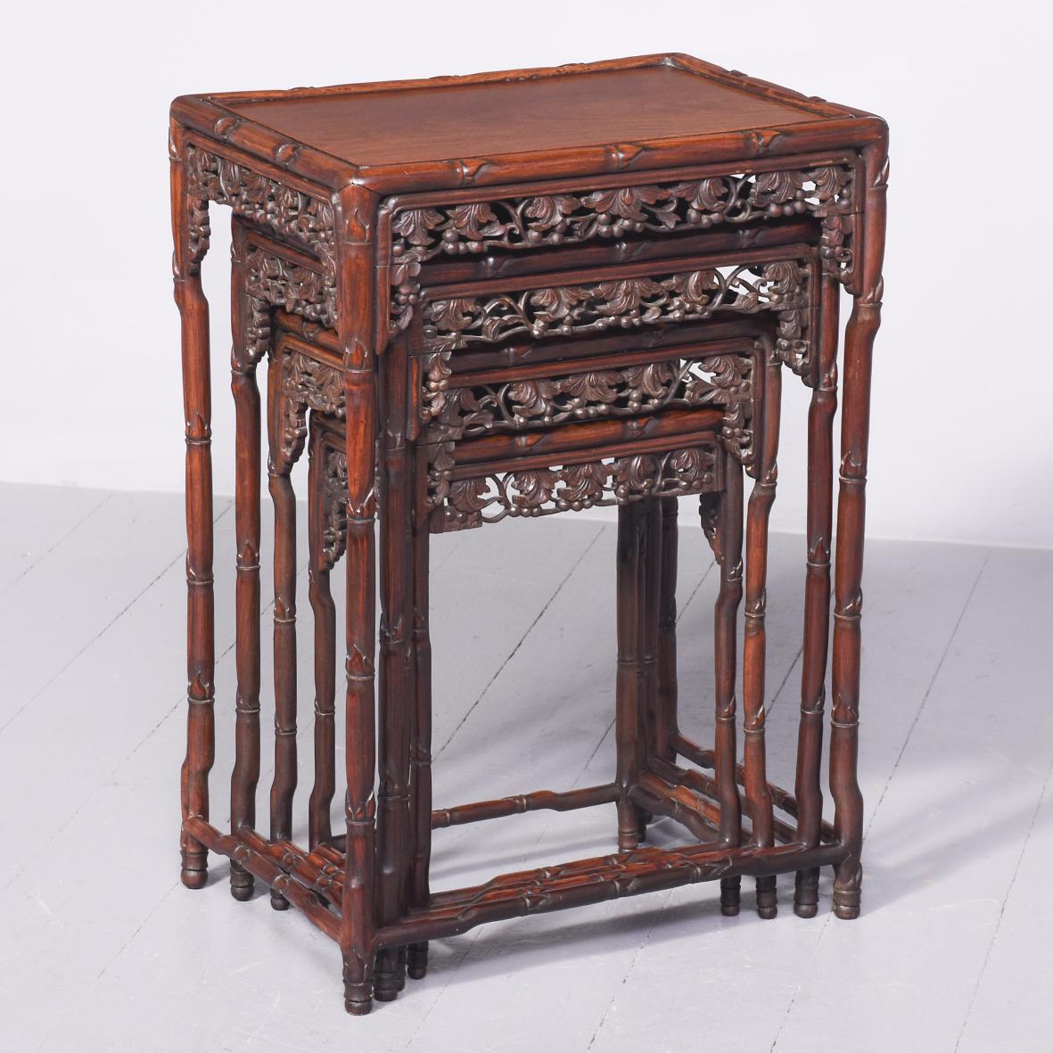 Quartetto of Hongmu Qing Dynasty Tables (1 of 13)