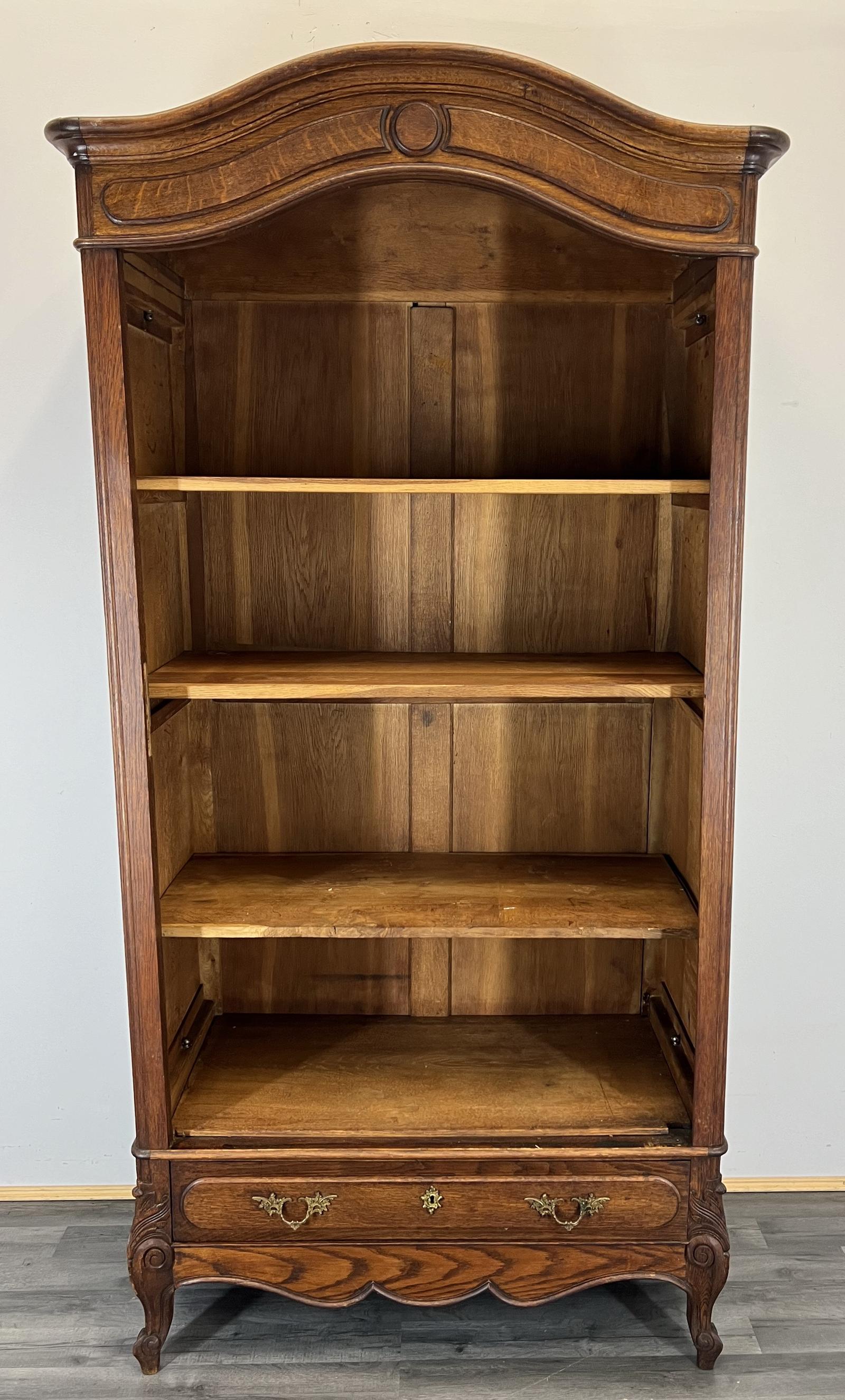 Vintage French Oak Bookcase (1 of 16)