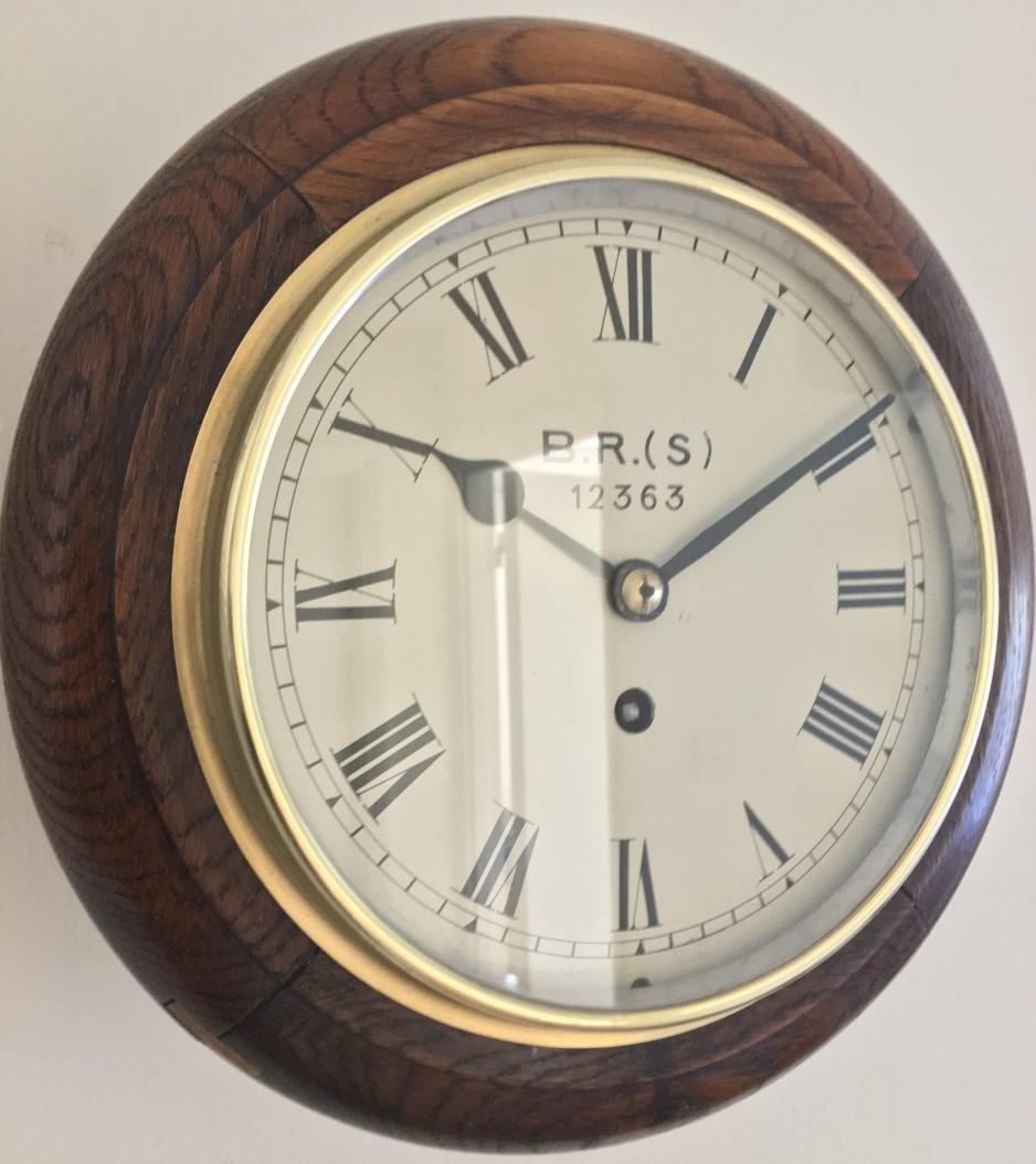 Eight Day Fusee British Rail Railway Clock (1 of 9) Eight Day Fusee British Rail Railway Clock (1 of 9)