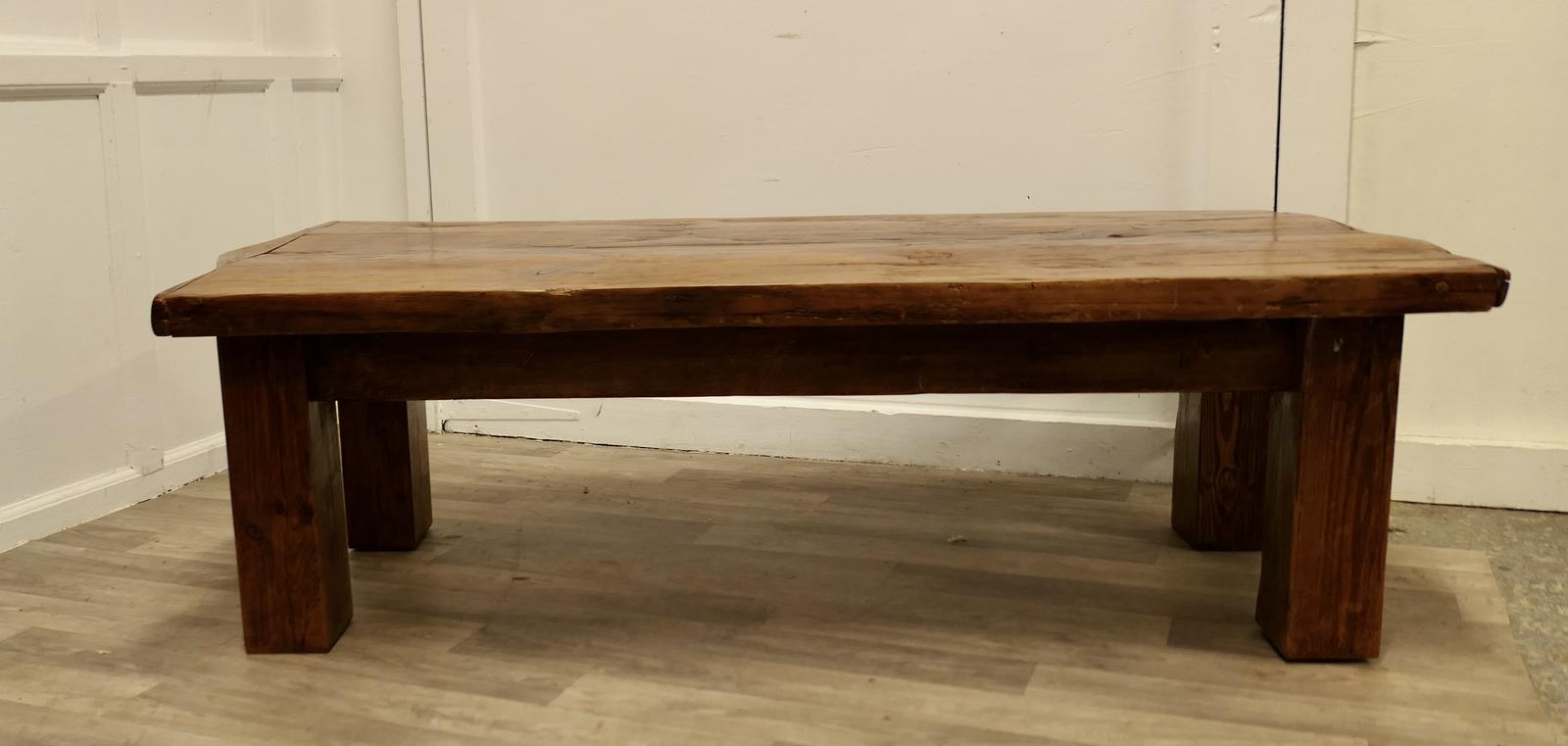Very Rustic Farmhouse Coffee Table (1 of 7)