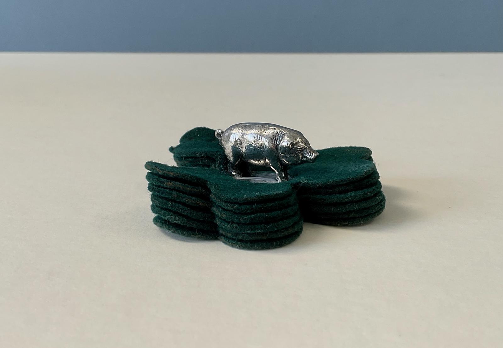 Rare Antique Silver Pen Wipe (1 of 7)