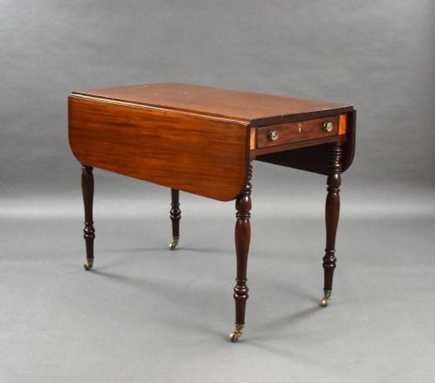 Regency Mahogany Pembroke Table (1 of 11)