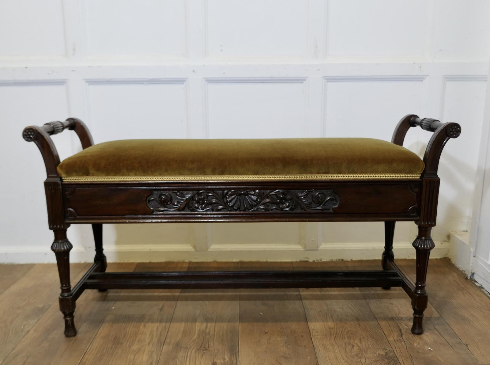 An Edwardian Duet Piano Stool (1 of 6)