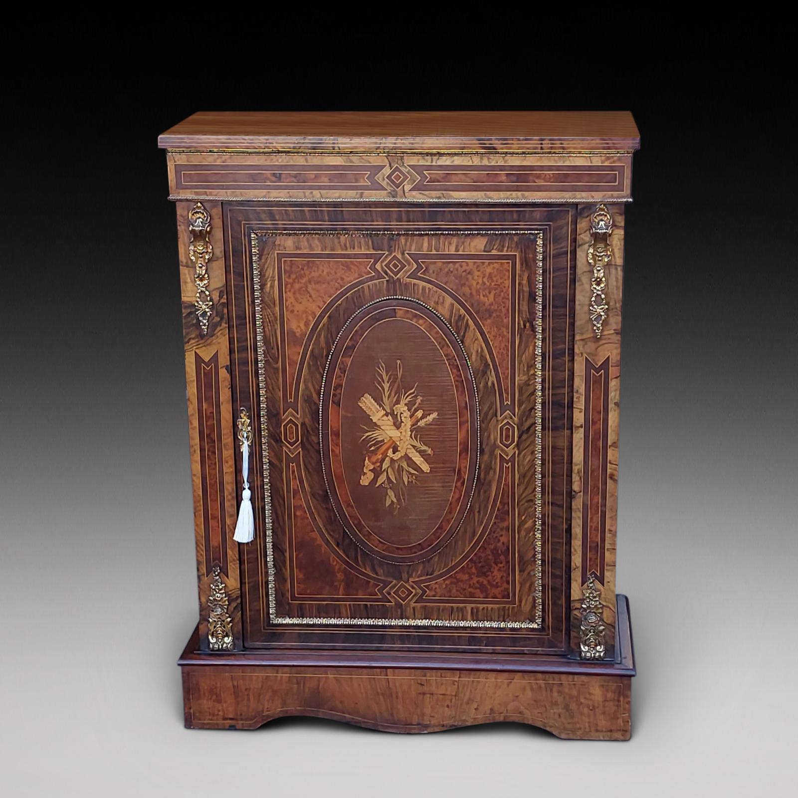 Late 19thc Napoleon III Style Side Cabinet (1 of 10)