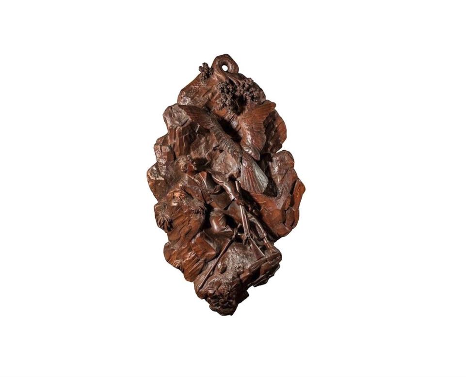 Large Black Forest Walnut Plaque (1 of 9)