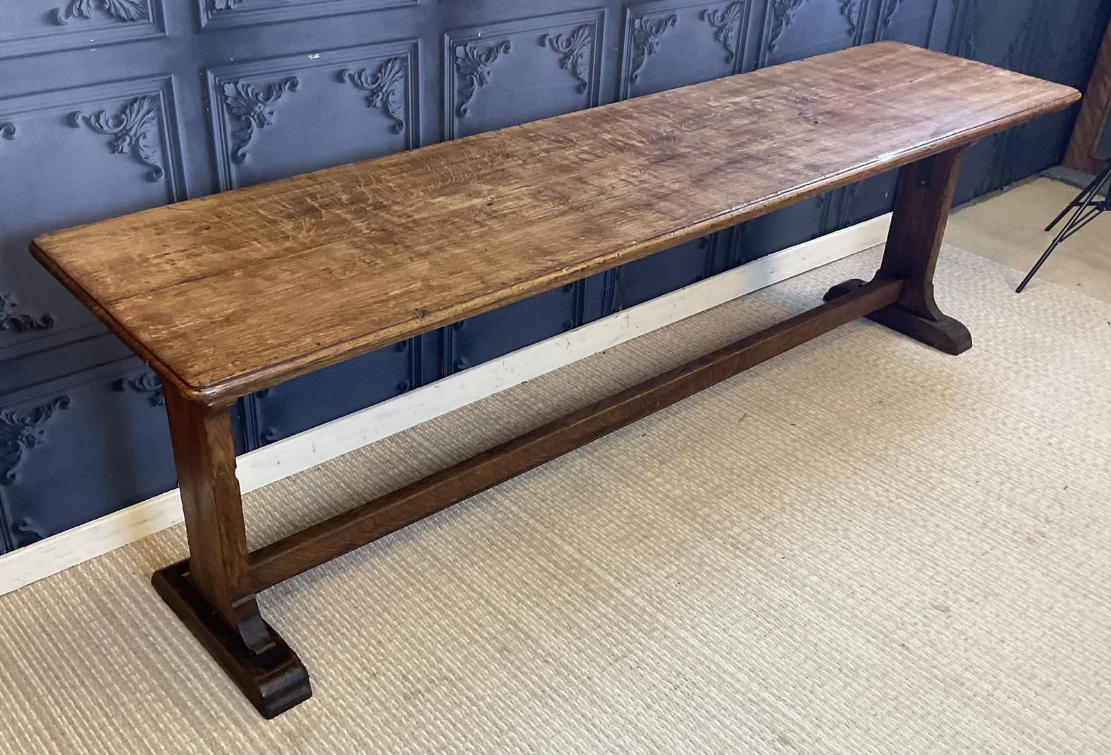 Large Oak Refectory Table (1 of 1) Large Oak Refectory Table (1 of 1)