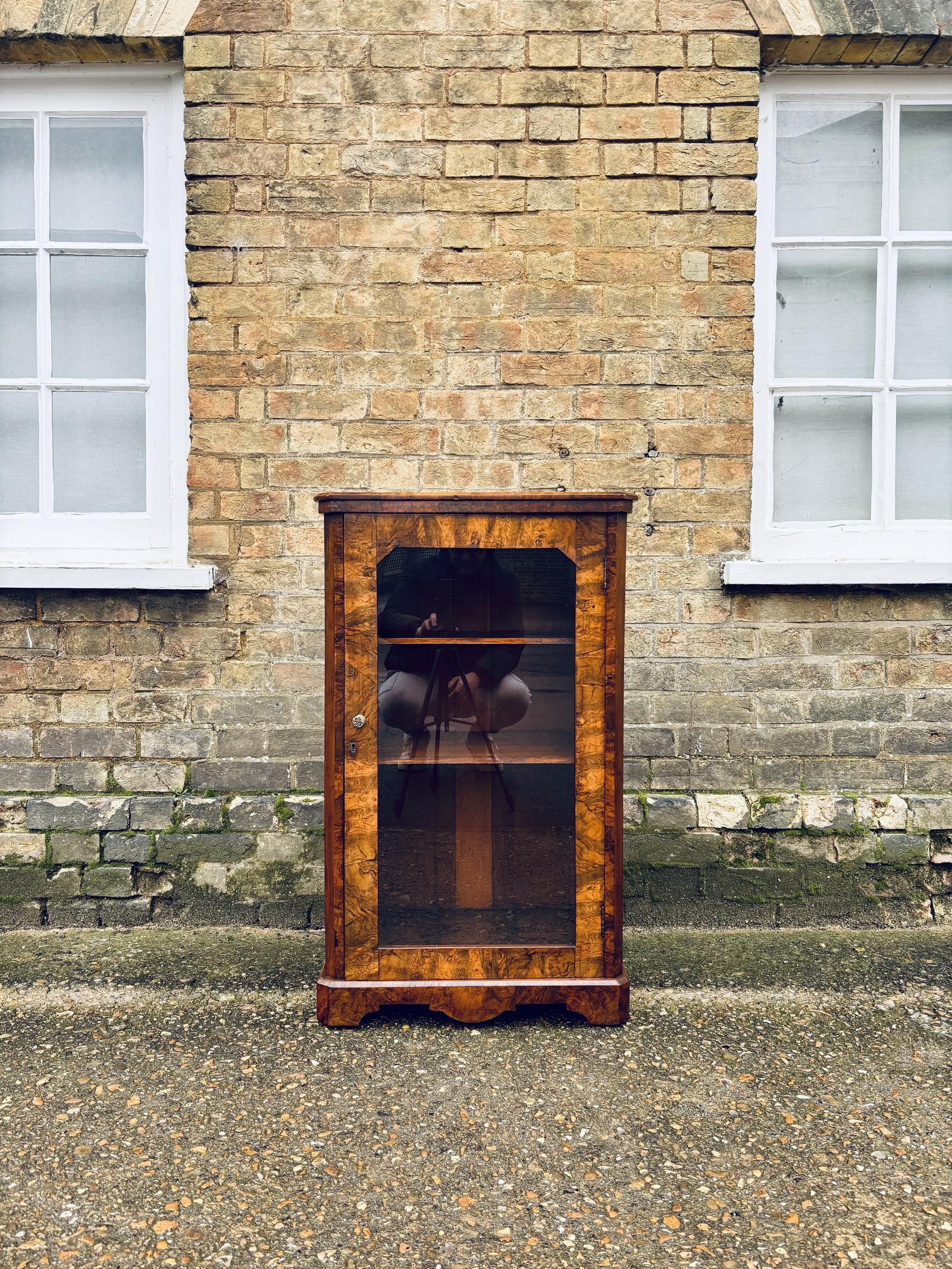 Burr Walnut Glazed Cabinet (1 of 8) Burr Walnut Glazed Cabinet (1 of 8)