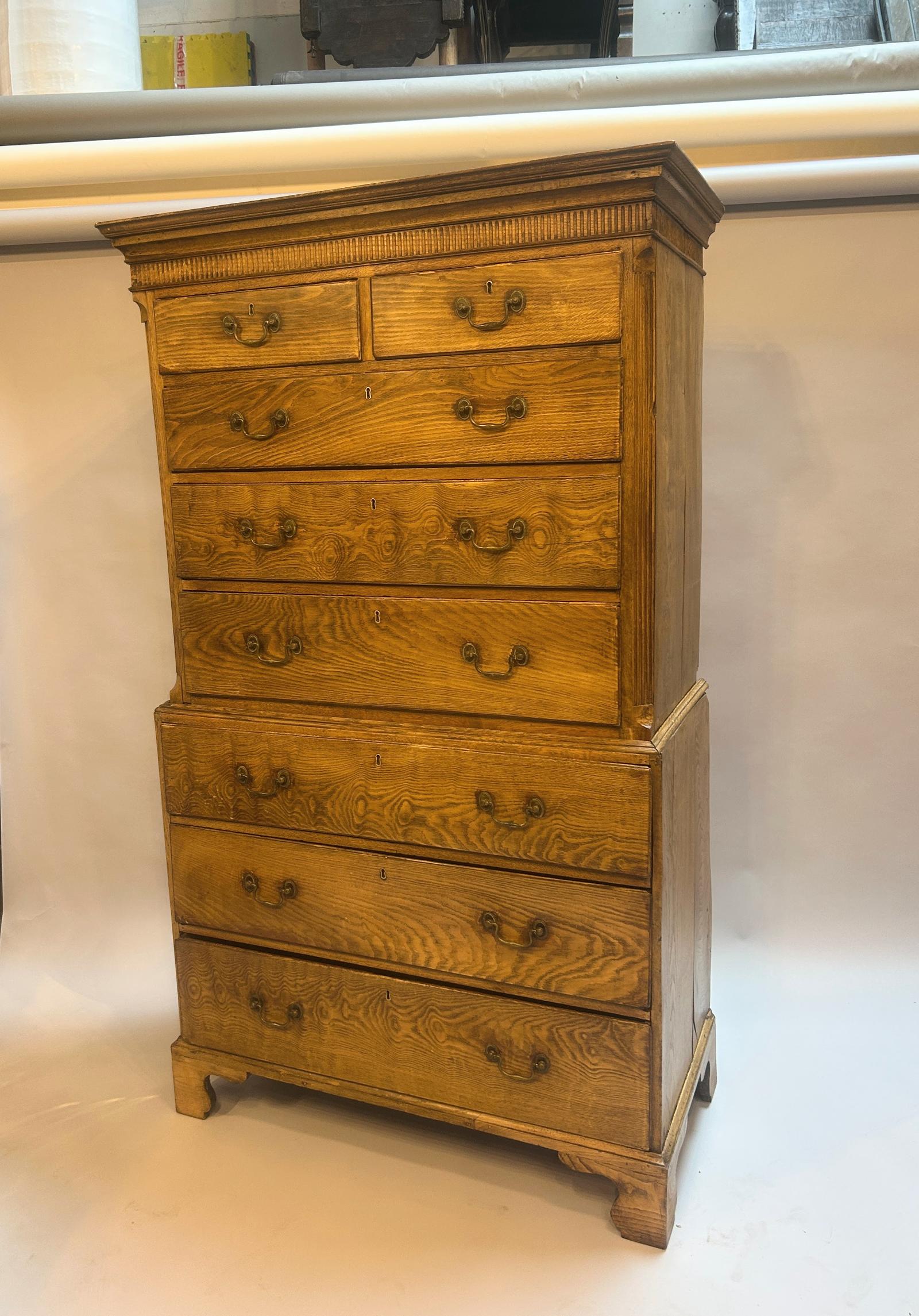 Rare George 111 Tallboy Chest Of Drawers (1 of 14) Rare George 111 Tallboy Chest Of Drawers (1 of 14)