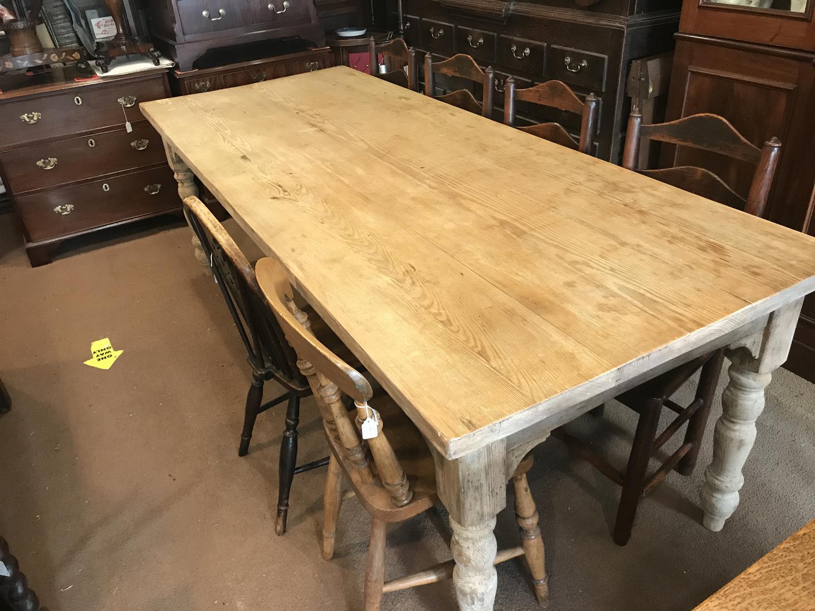 Very Good Late Victorian Antique Pine Table (1 of 1)