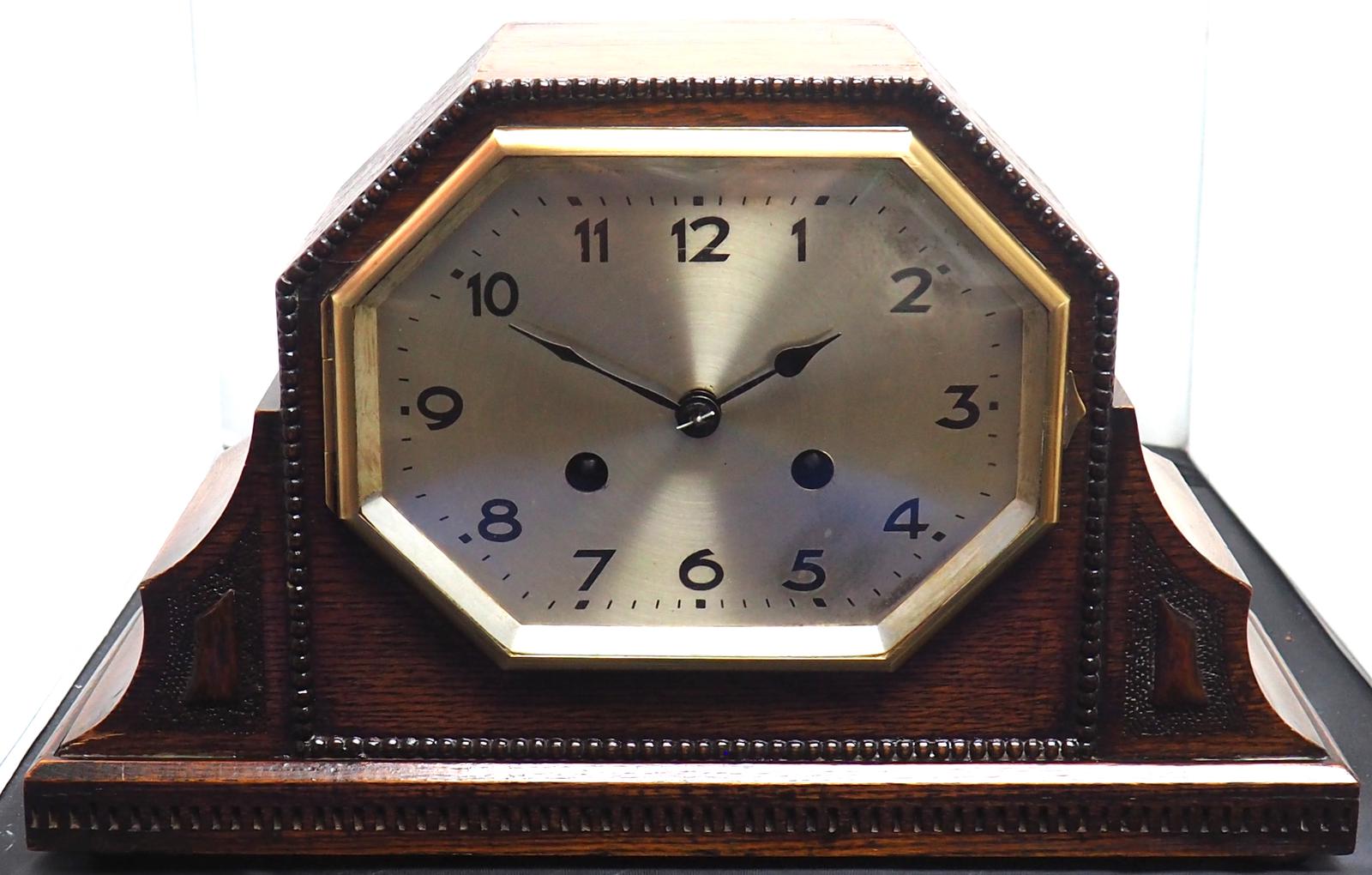 Good Kienzle Art Deco English 8 Day Striking Mantel Clock (1 of 10) Good Kienzle Art Deco English 8 Day Striking Mantel Clock (1 of 10)